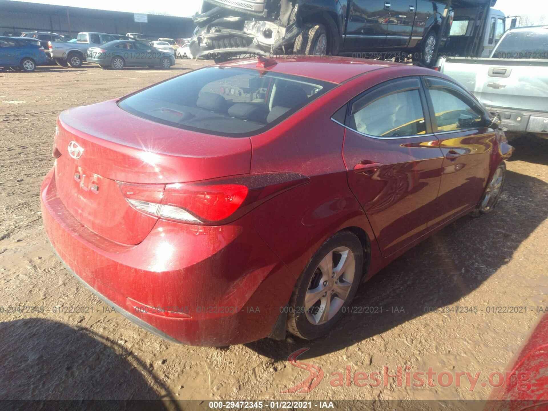 KMHDH4AE6GU582549 2016 HYUNDAI ELANTRA