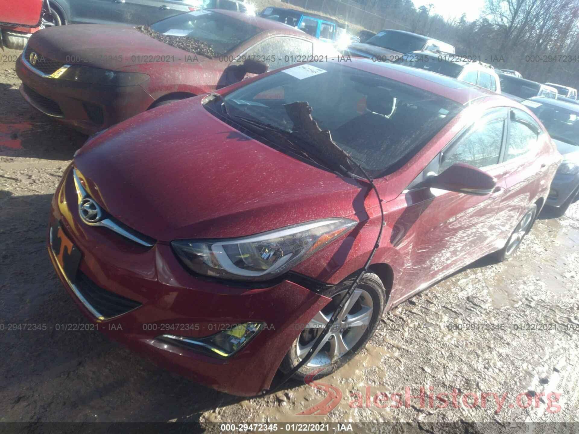 KMHDH4AE6GU582549 2016 HYUNDAI ELANTRA