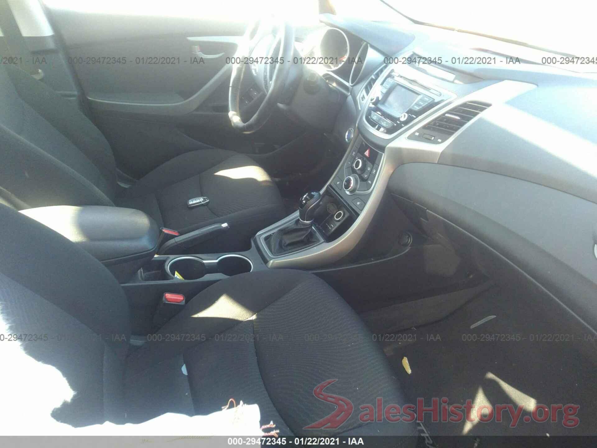 KMHDH4AE6GU582549 2016 HYUNDAI ELANTRA