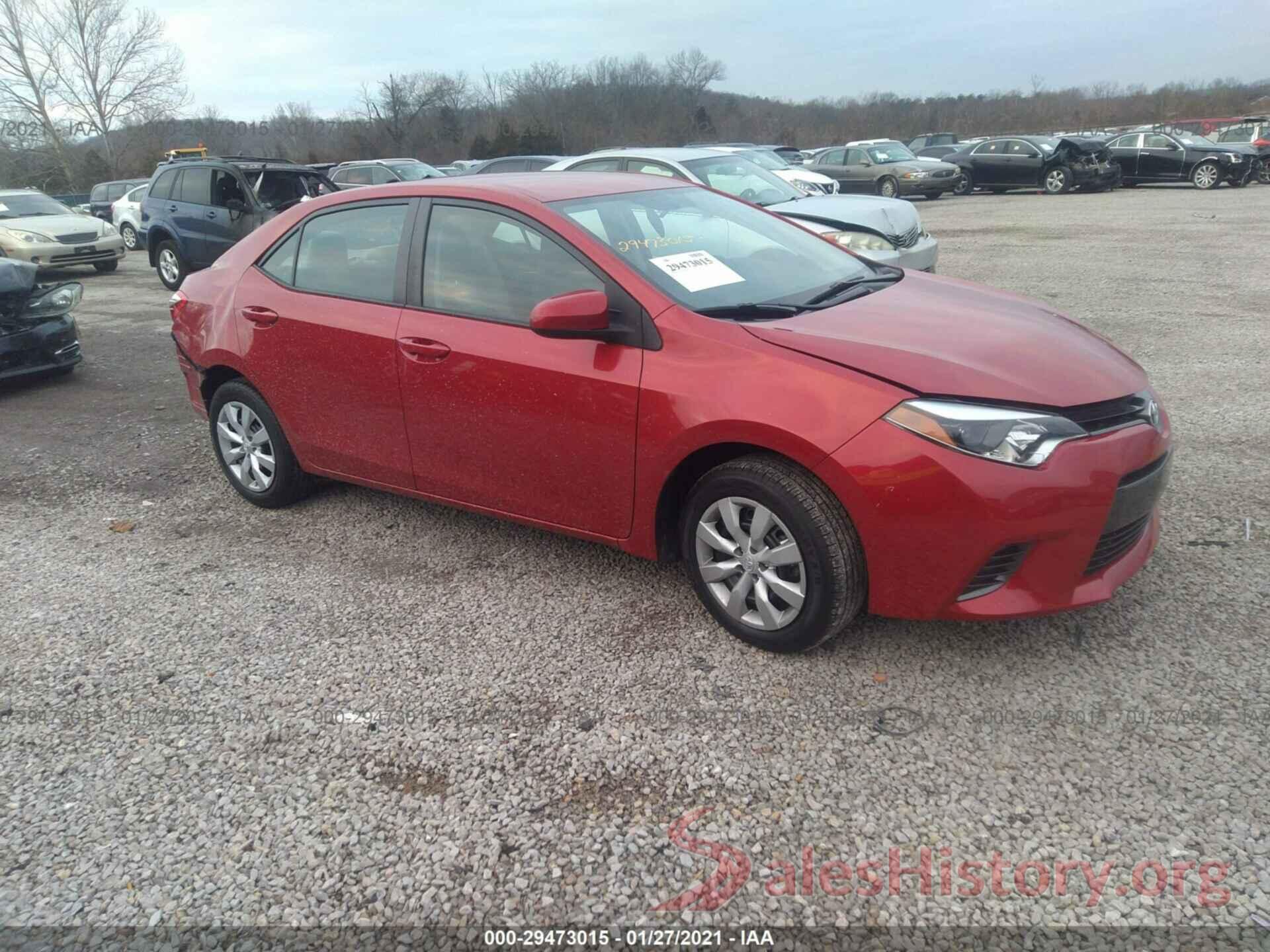 5YFBURHE9GP522790 2016 TOYOTA COROLLA