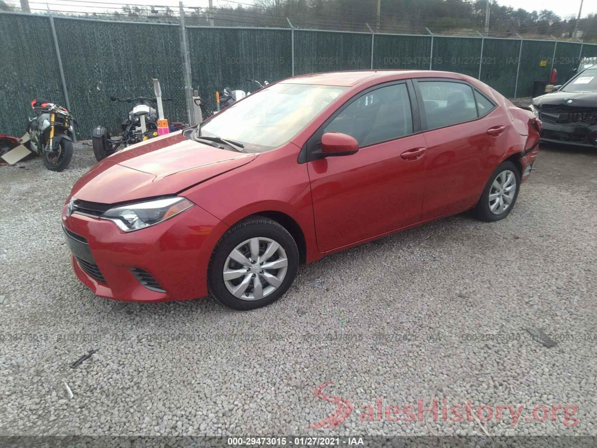 5YFBURHE9GP522790 2016 TOYOTA COROLLA