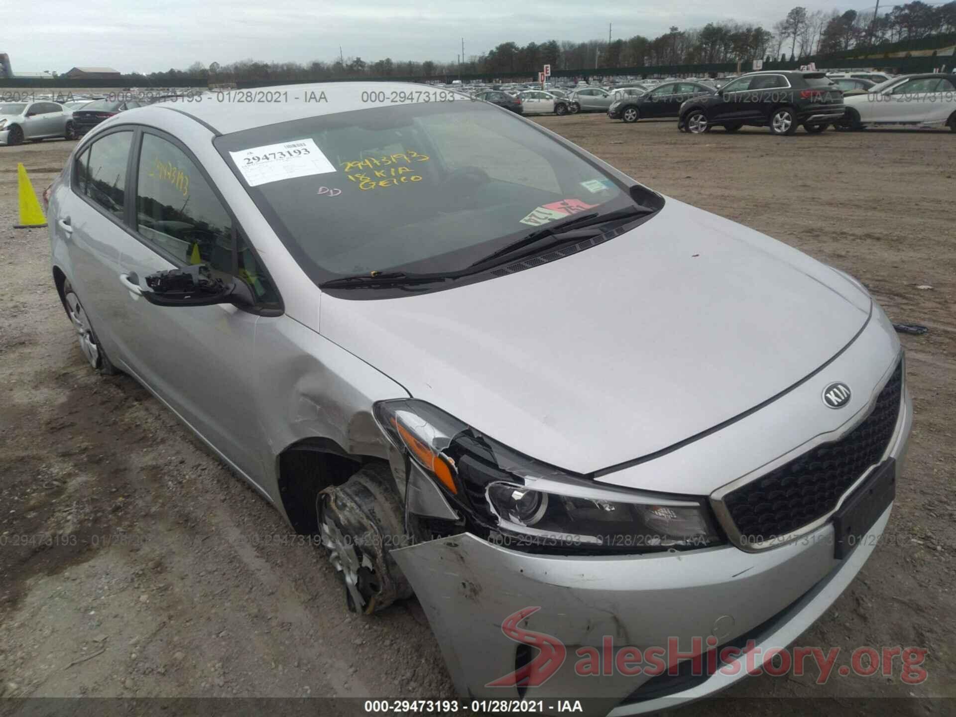 3KPFL4A7XJE194999 2018 KIA FORTE