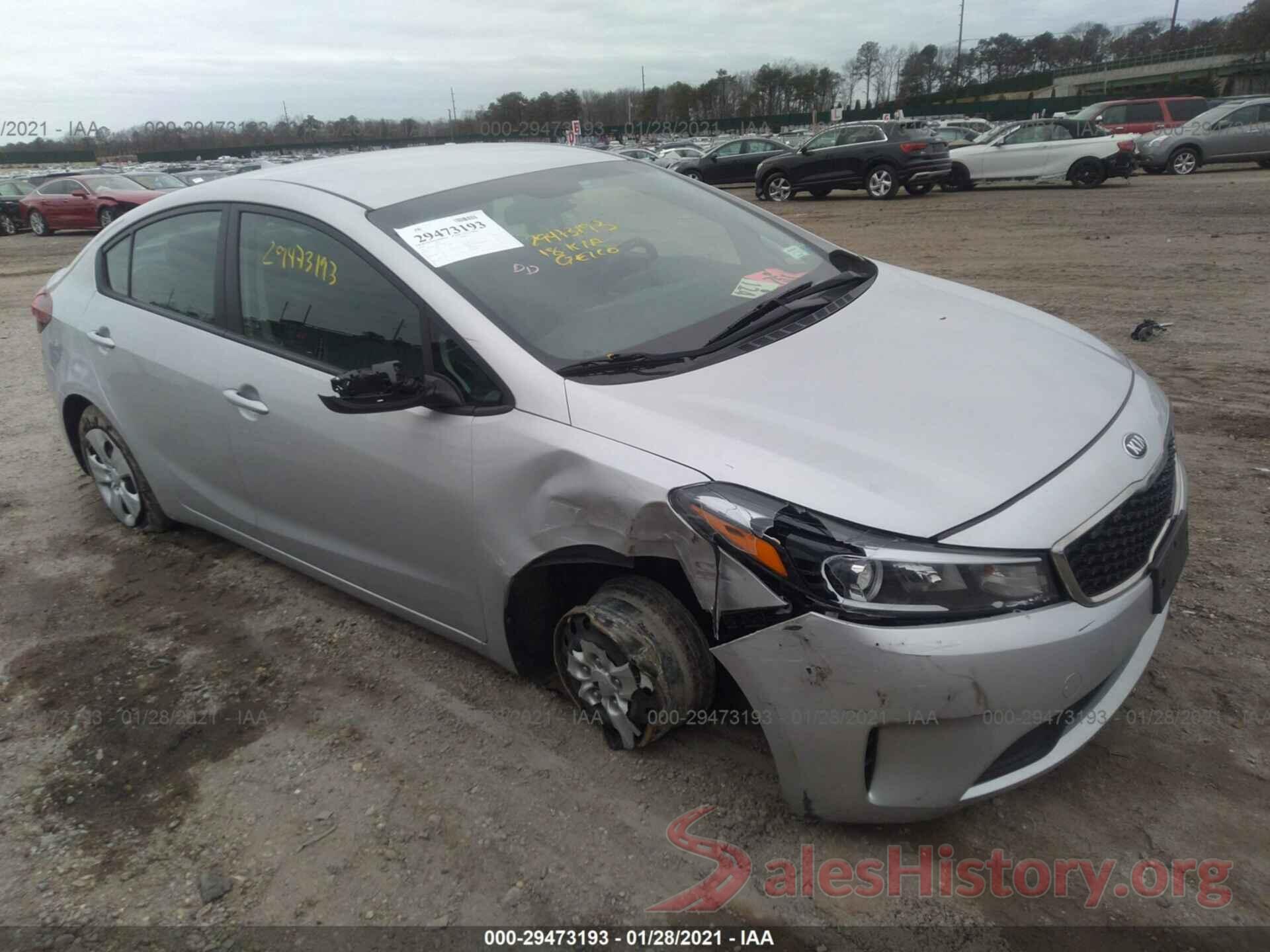 3KPFL4A7XJE194999 2018 KIA FORTE