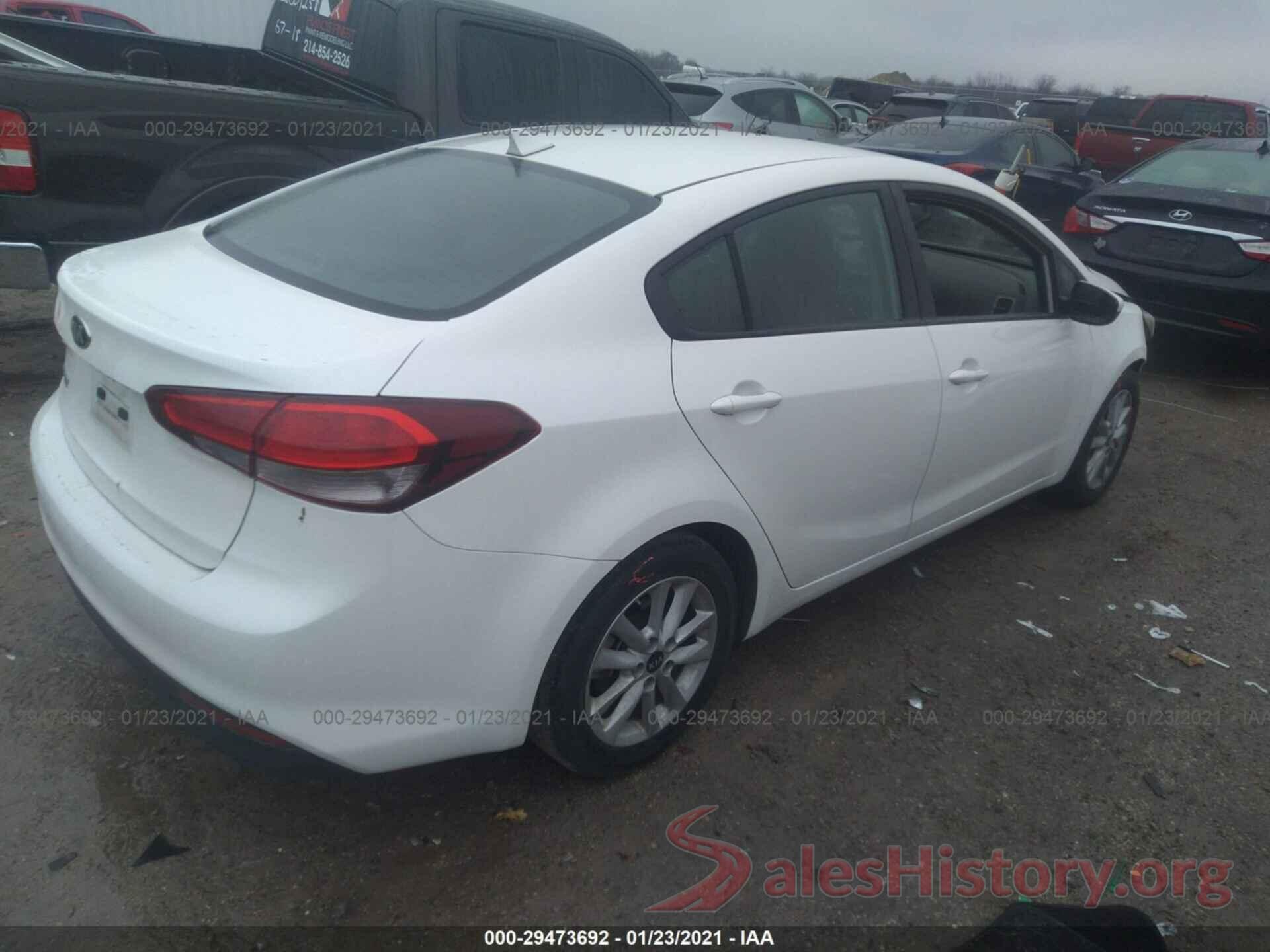 3KPFL4A74HE145100 2017 KIA FORTE