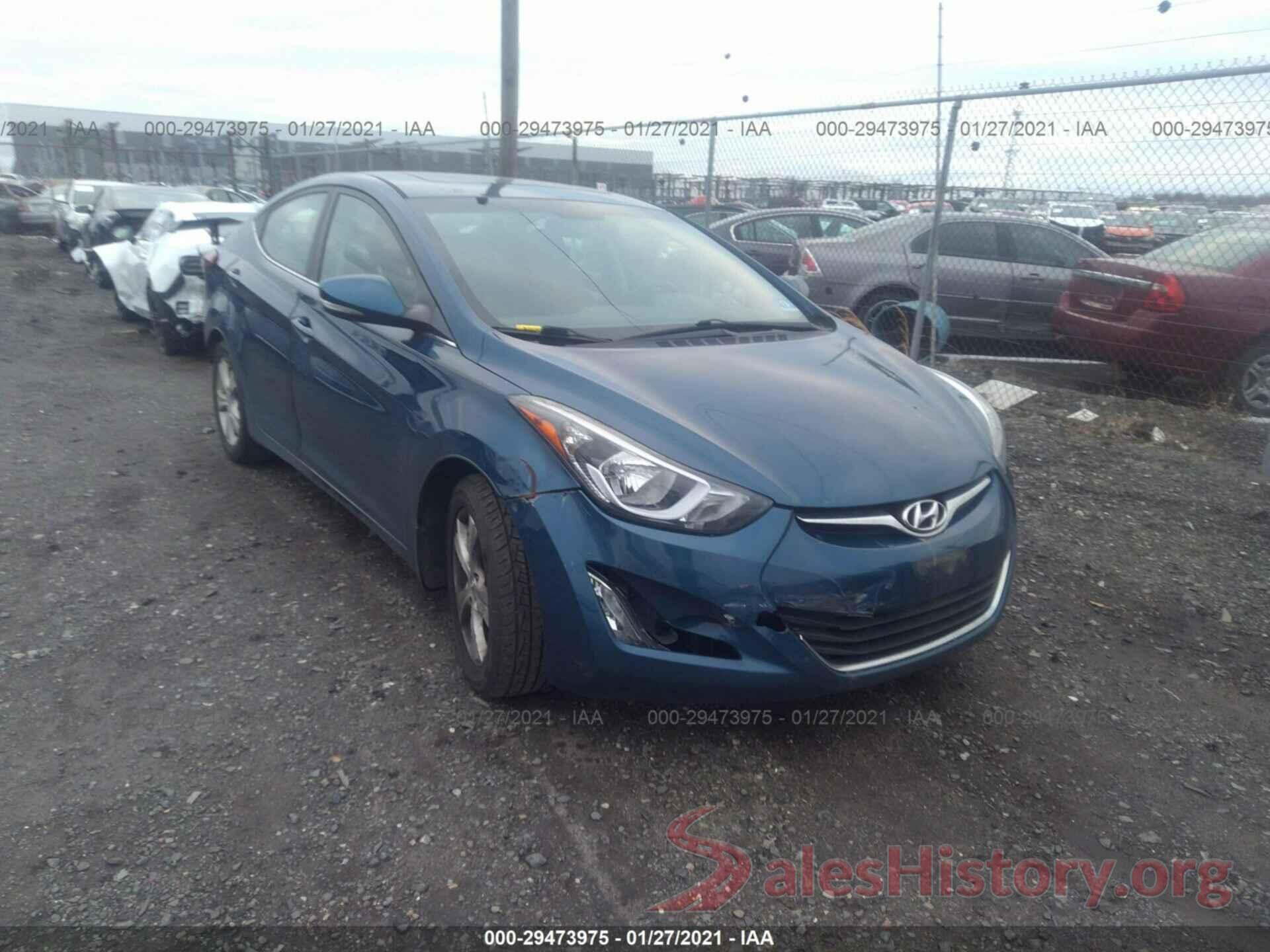 KMHDH4AE6GU609510 2016 HYUNDAI ELANTRA