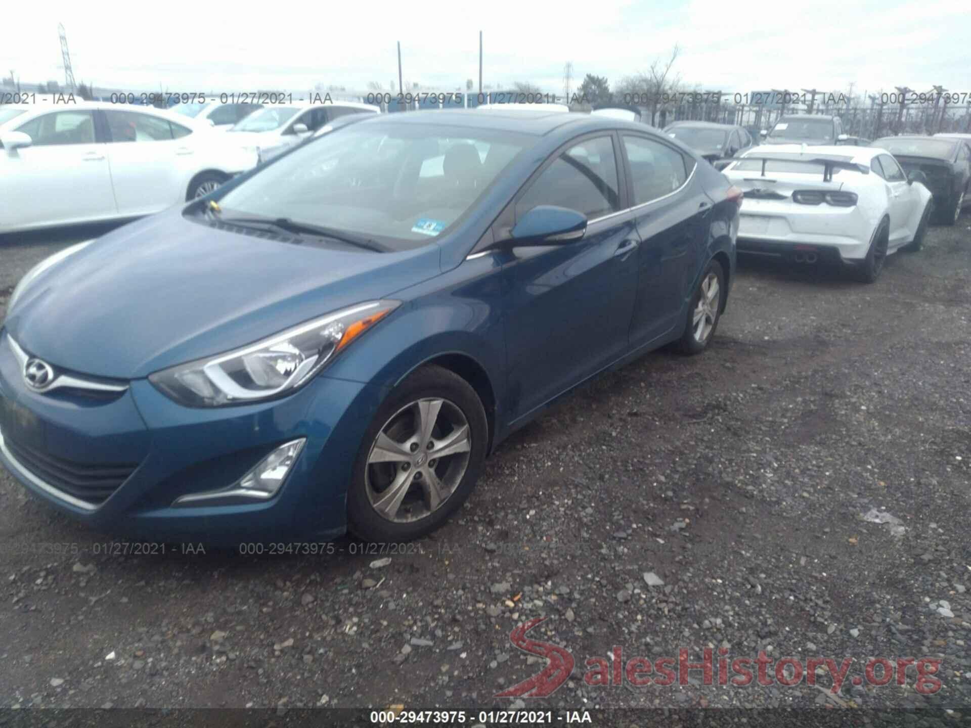 KMHDH4AE6GU609510 2016 HYUNDAI ELANTRA