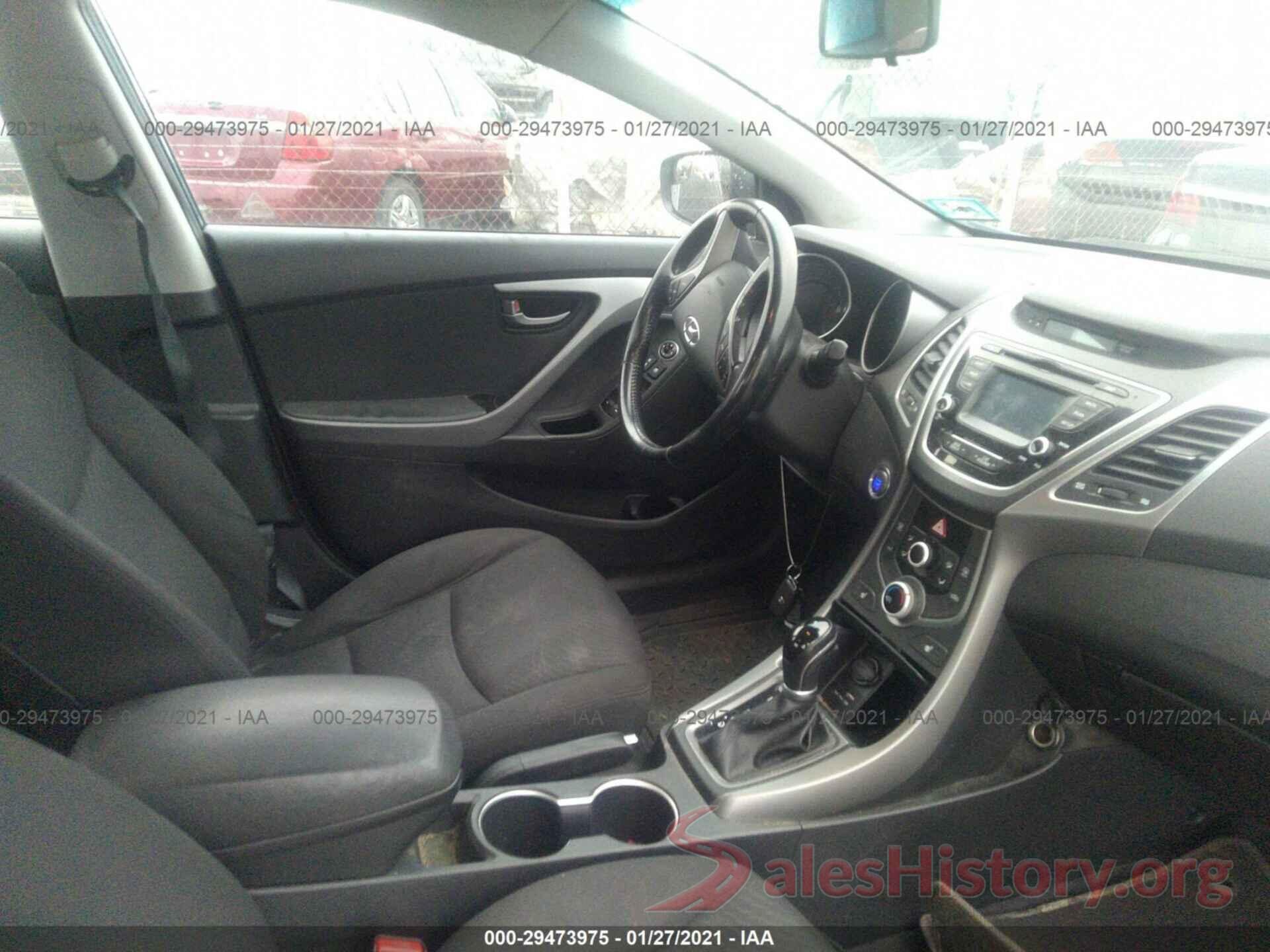 KMHDH4AE6GU609510 2016 HYUNDAI ELANTRA