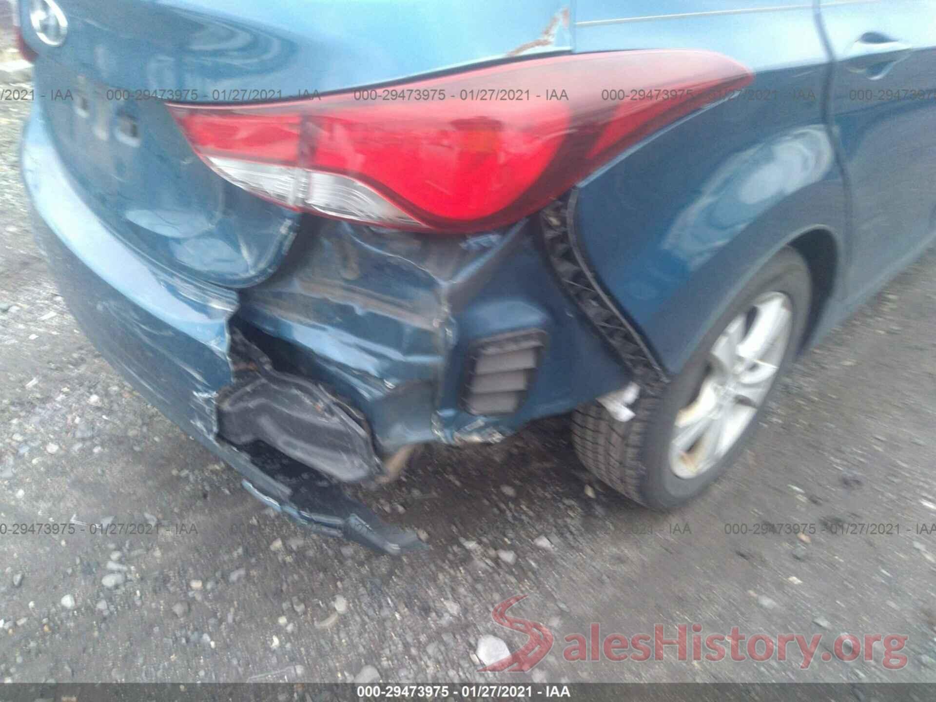 KMHDH4AE6GU609510 2016 HYUNDAI ELANTRA