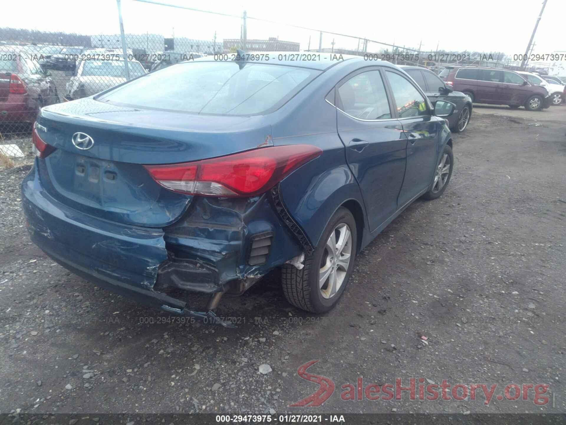 KMHDH4AE6GU609510 2016 HYUNDAI ELANTRA