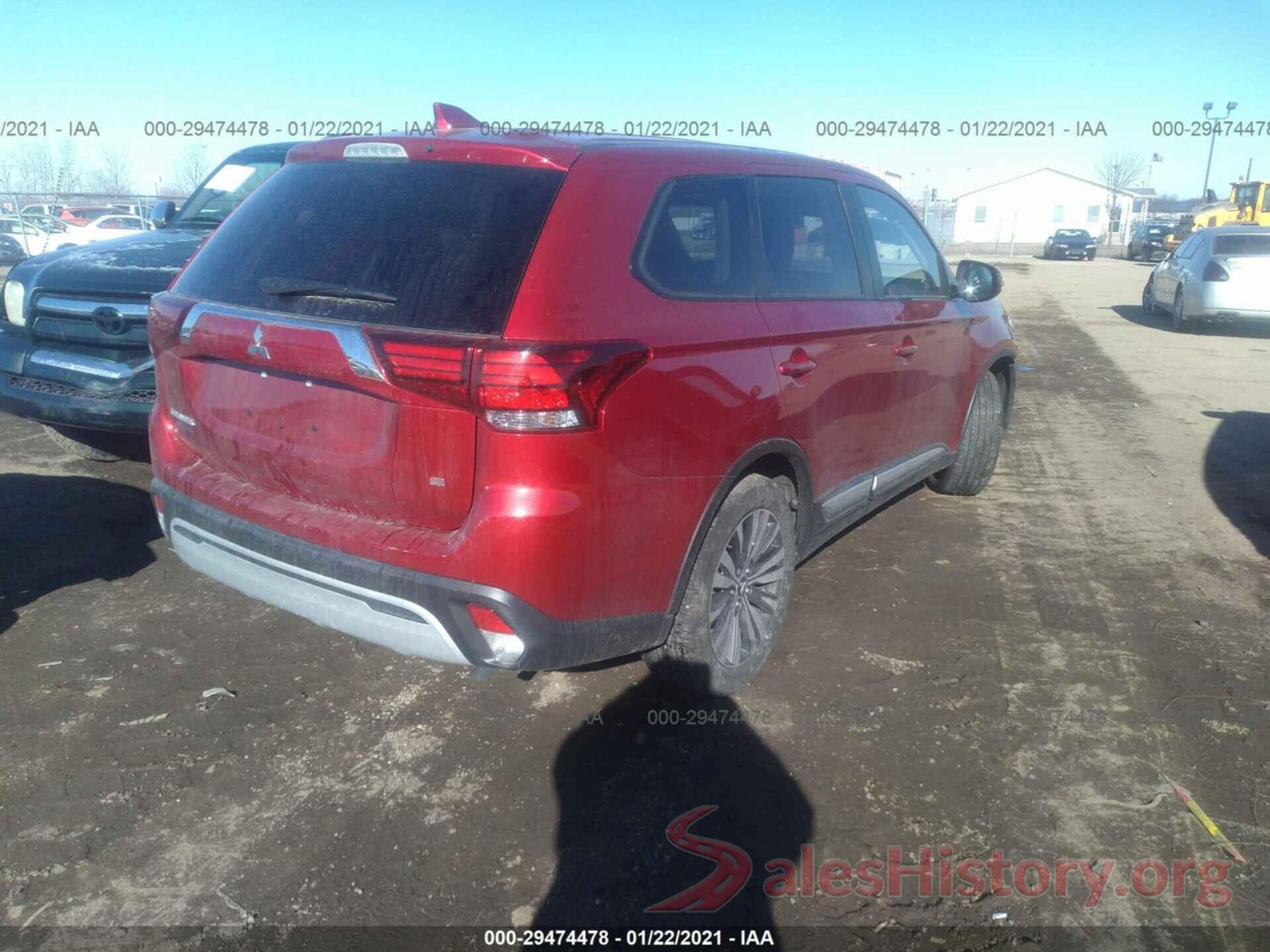 JA4AD3A30LZ009164 2020 MITSUBISHI OUTLANDER