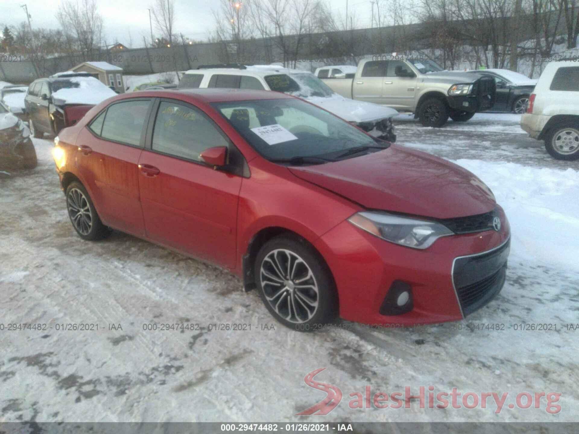 5YFBURHE3GP475997 2016 TOYOTA COROLLA