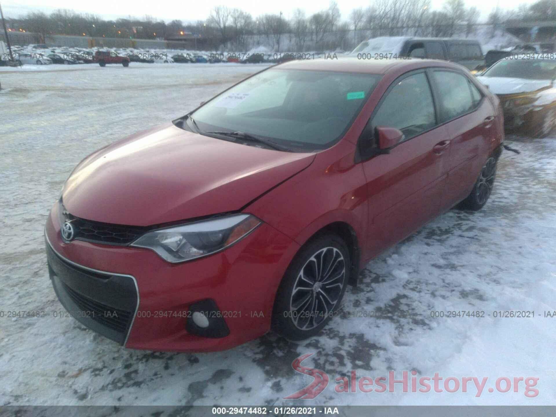 5YFBURHE3GP475997 2016 TOYOTA COROLLA