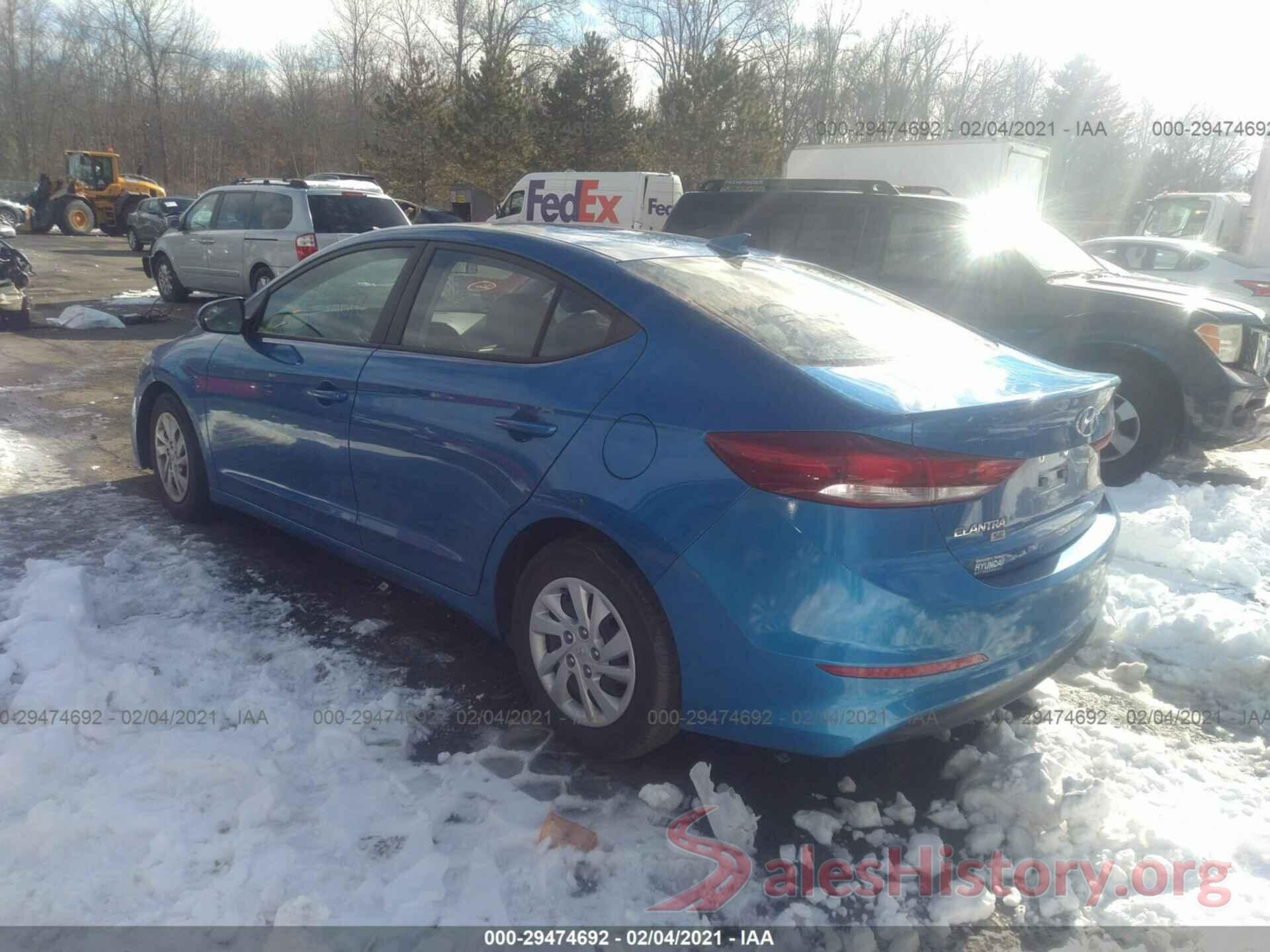 5NPD74LF0HH187078 2017 HYUNDAI ELANTRA