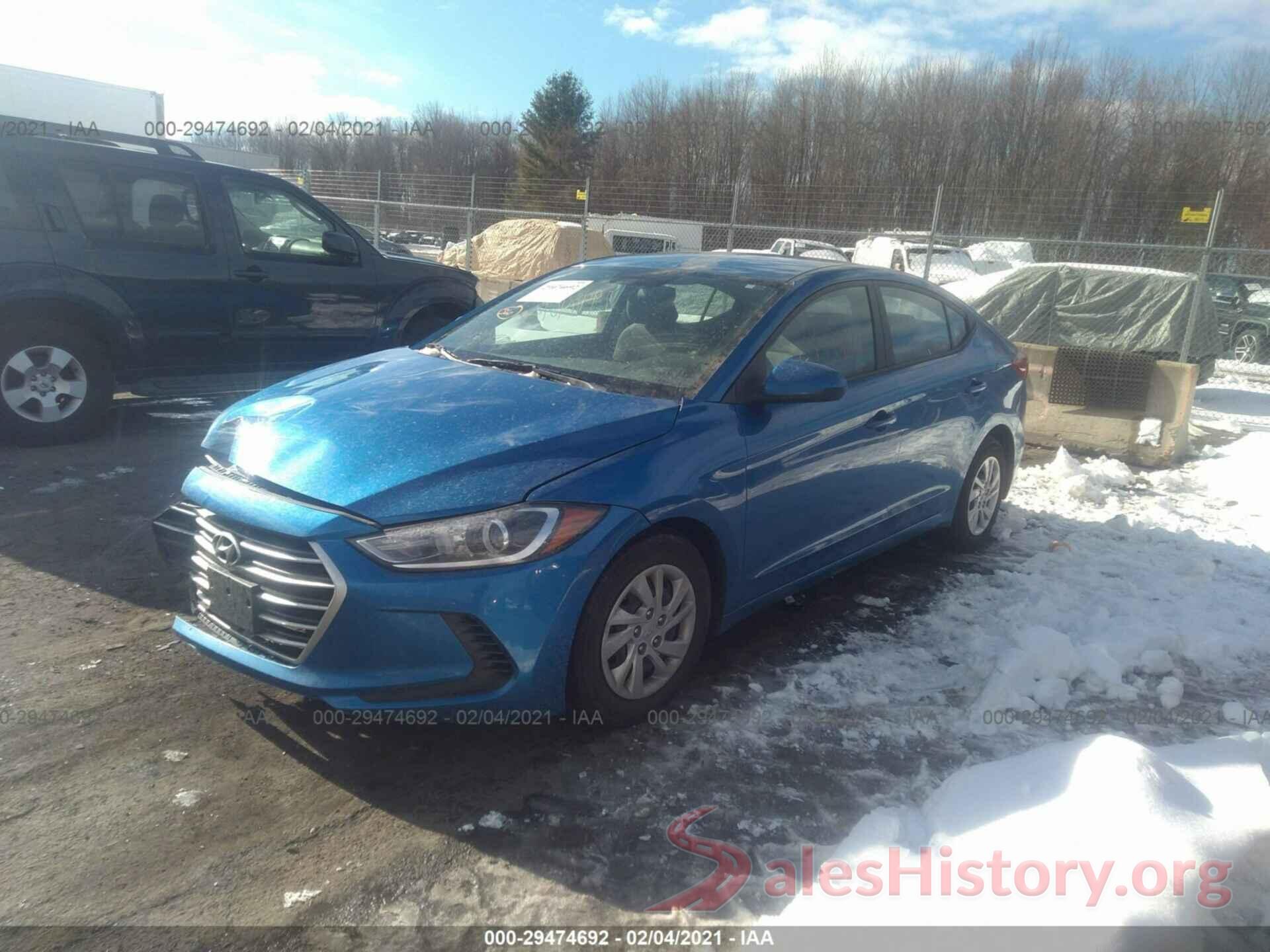 5NPD74LF0HH187078 2017 HYUNDAI ELANTRA