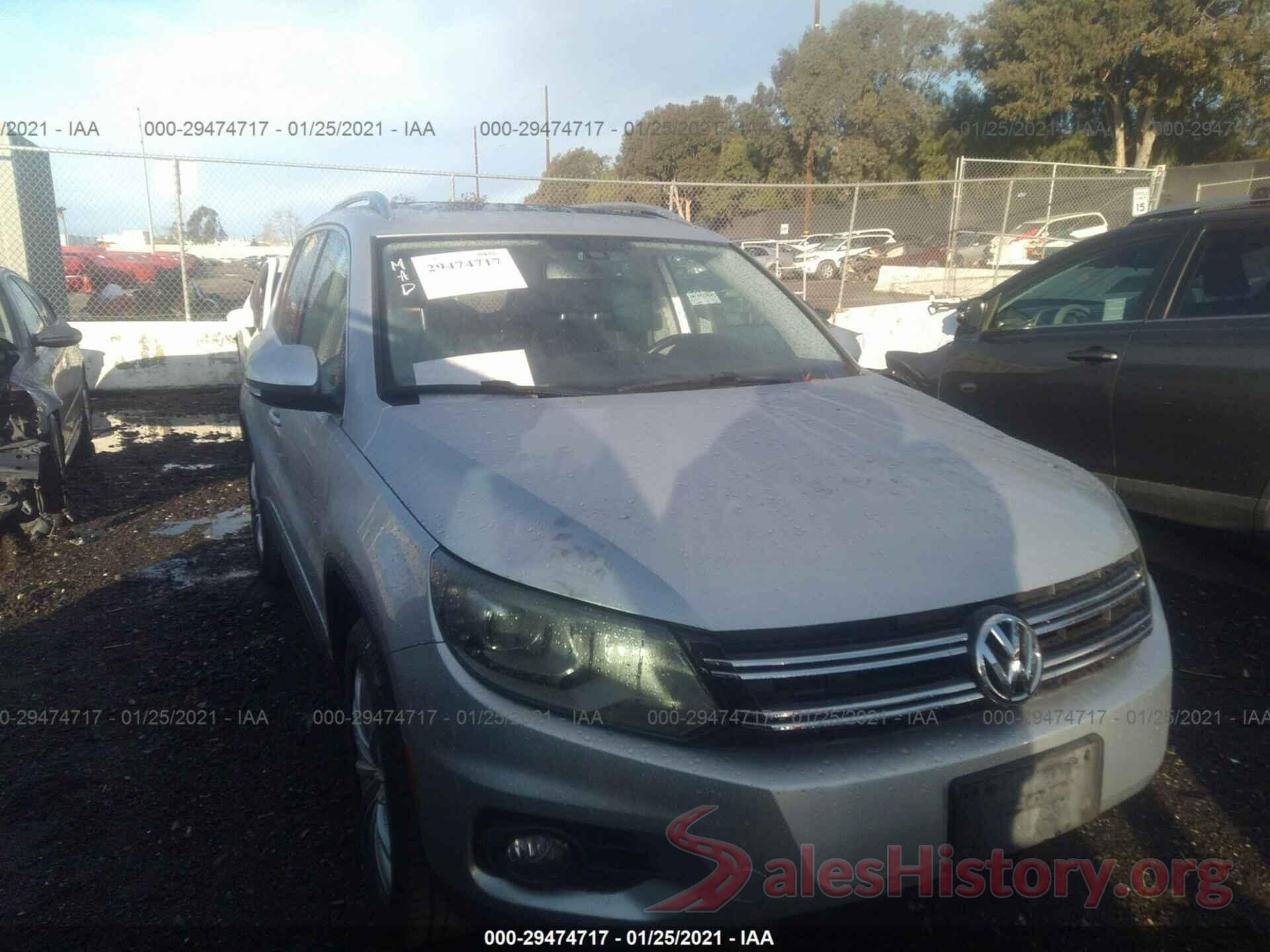 WVGAV7AX8GW577422 2016 VOLKSWAGEN TIGUAN