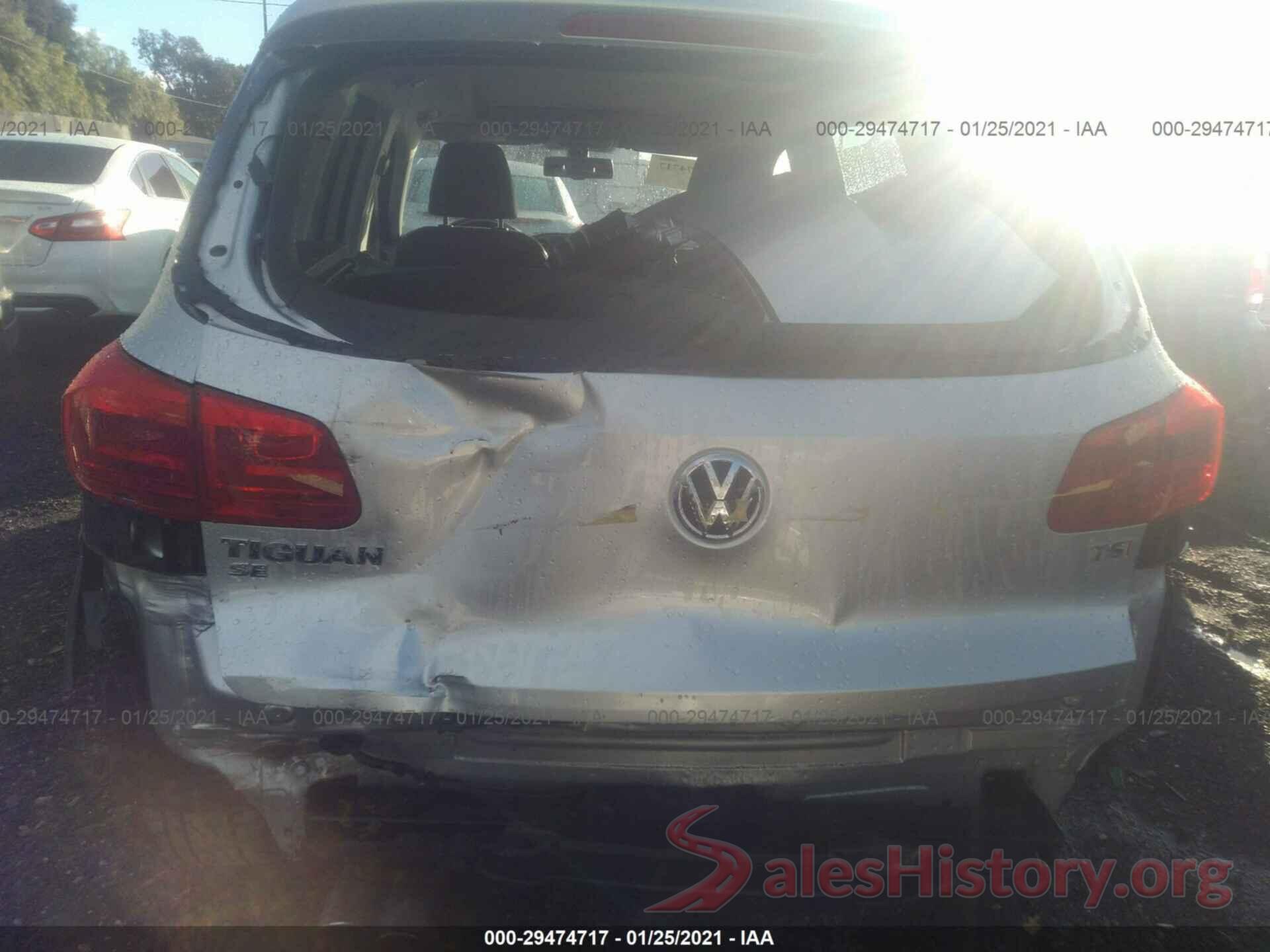 WVGAV7AX8GW577422 2016 VOLKSWAGEN TIGUAN