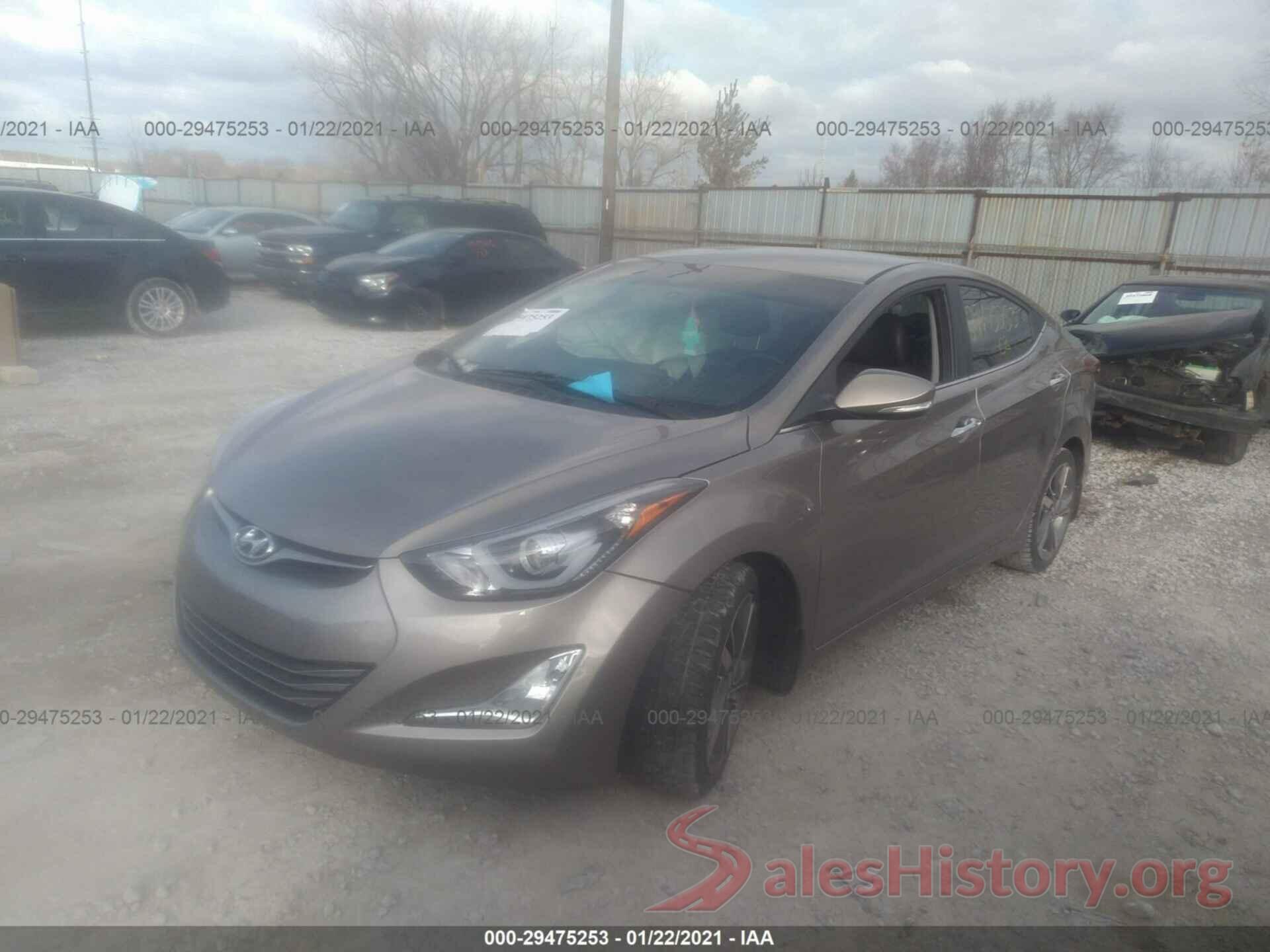 5NPDH4AE5GH682737 2016 HYUNDAI ELANTRA