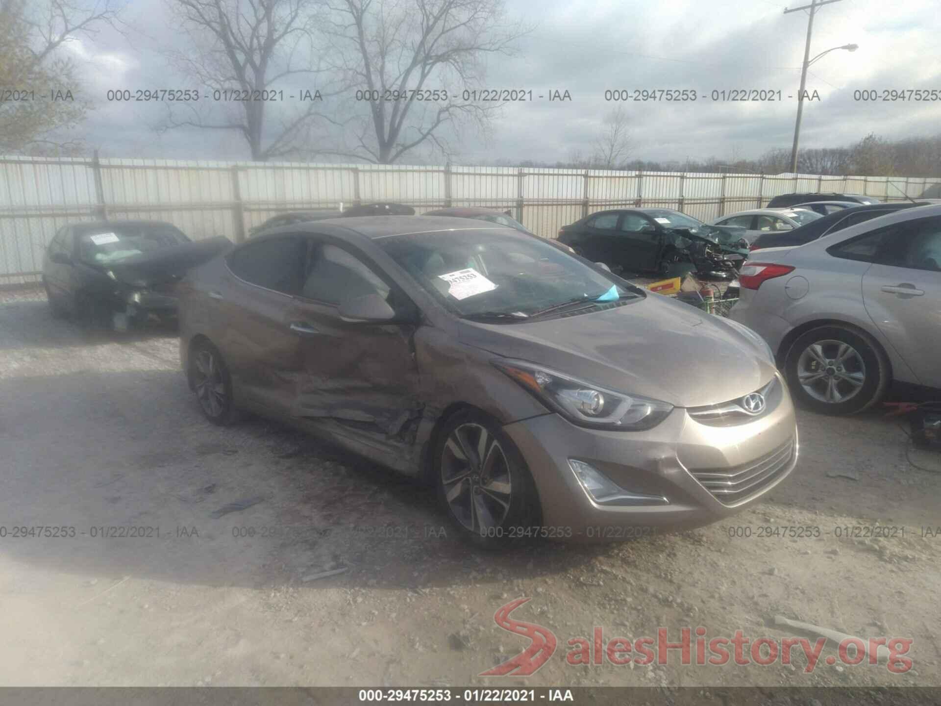 5NPDH4AE5GH682737 2016 HYUNDAI ELANTRA