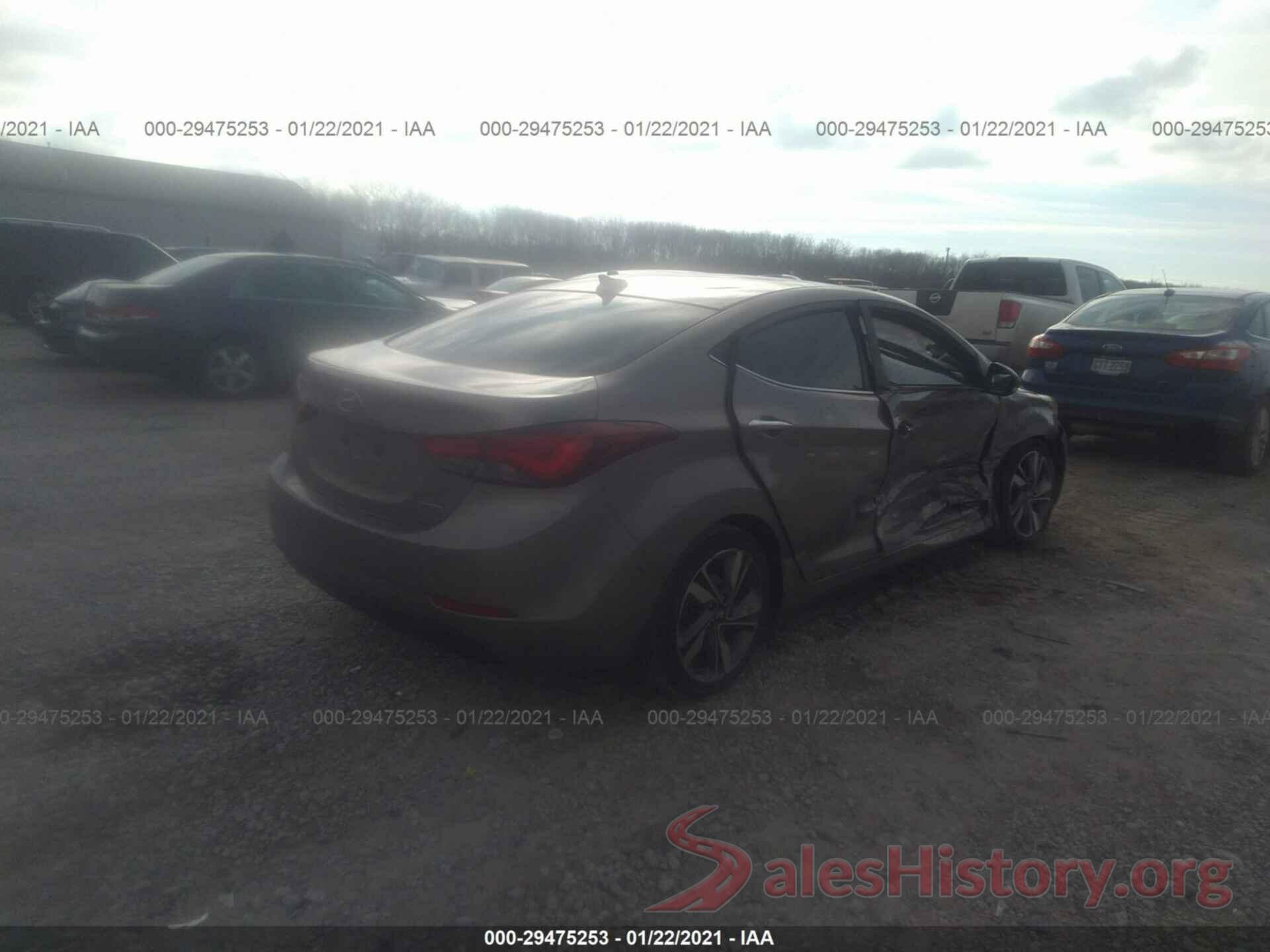 5NPDH4AE5GH682737 2016 HYUNDAI ELANTRA