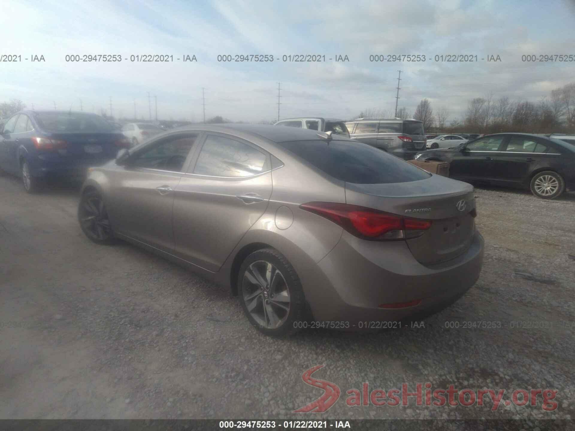 5NPDH4AE5GH682737 2016 HYUNDAI ELANTRA