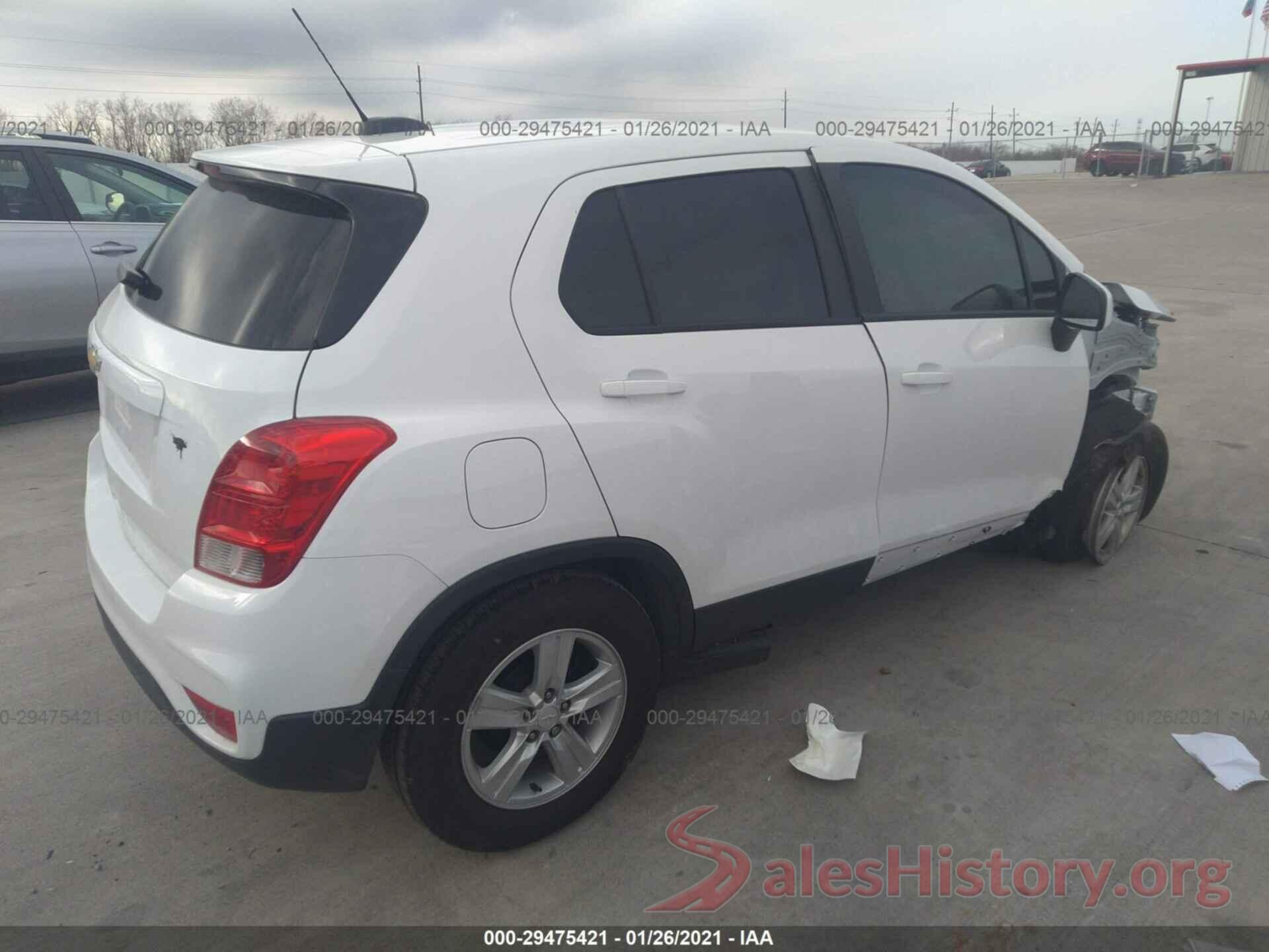 KL7CJKSB7LB046340 2020 CHEVROLET TRAX