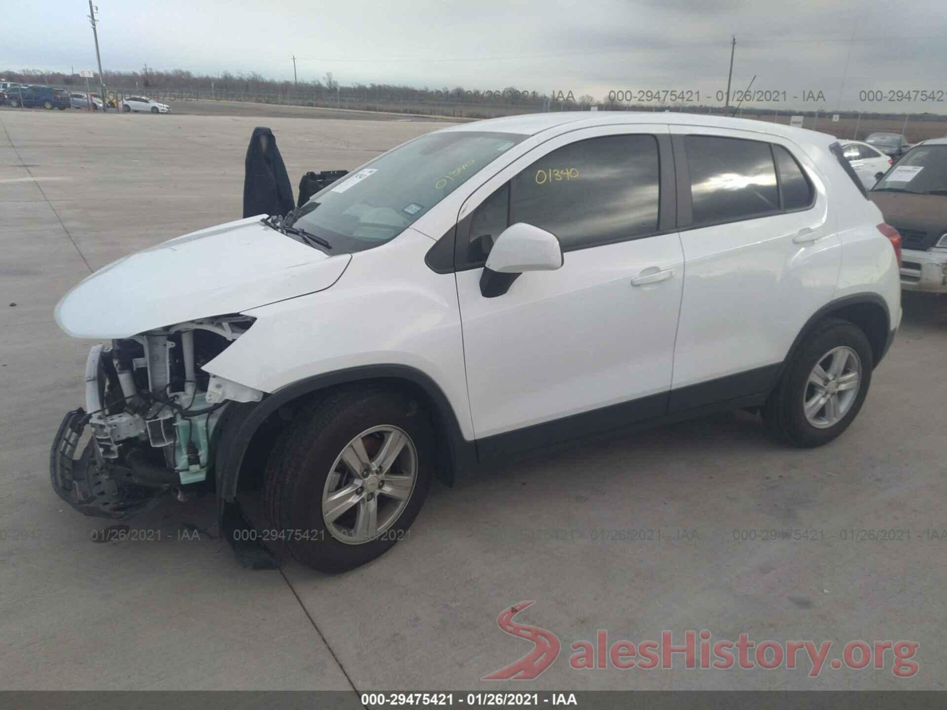 KL7CJKSB7LB046340 2020 CHEVROLET TRAX