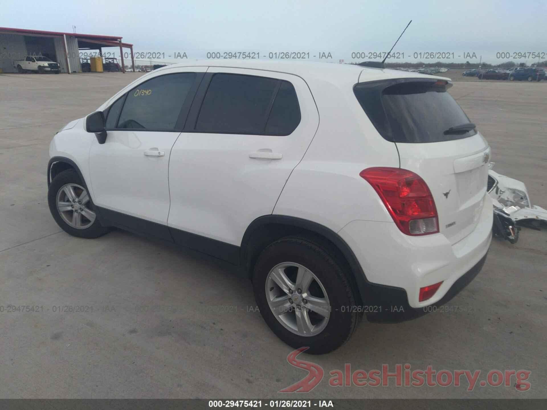 KL7CJKSB7LB046340 2020 CHEVROLET TRAX