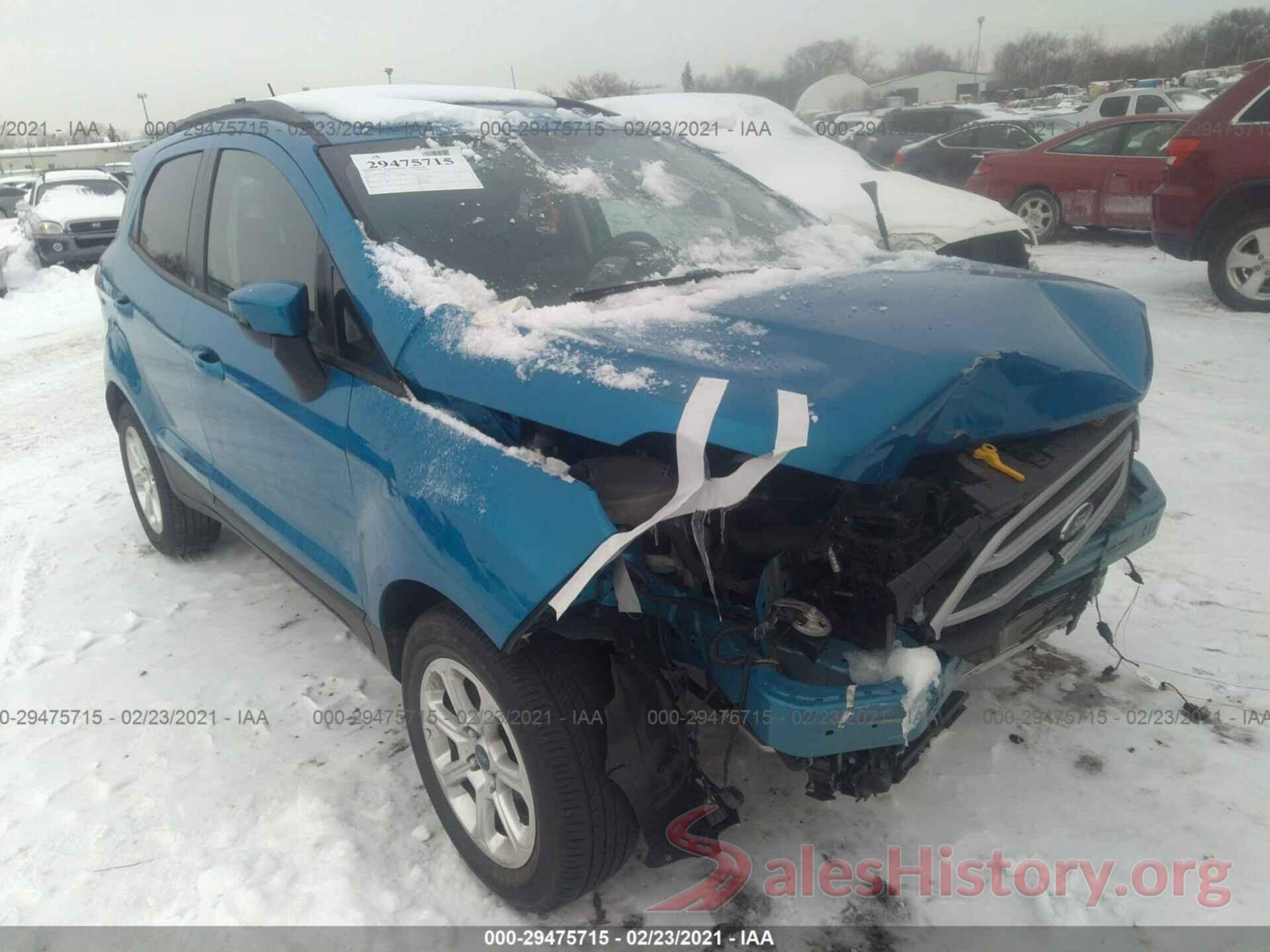 MAJ3S2GE9KC257959 2019 FORD ECOSPORT