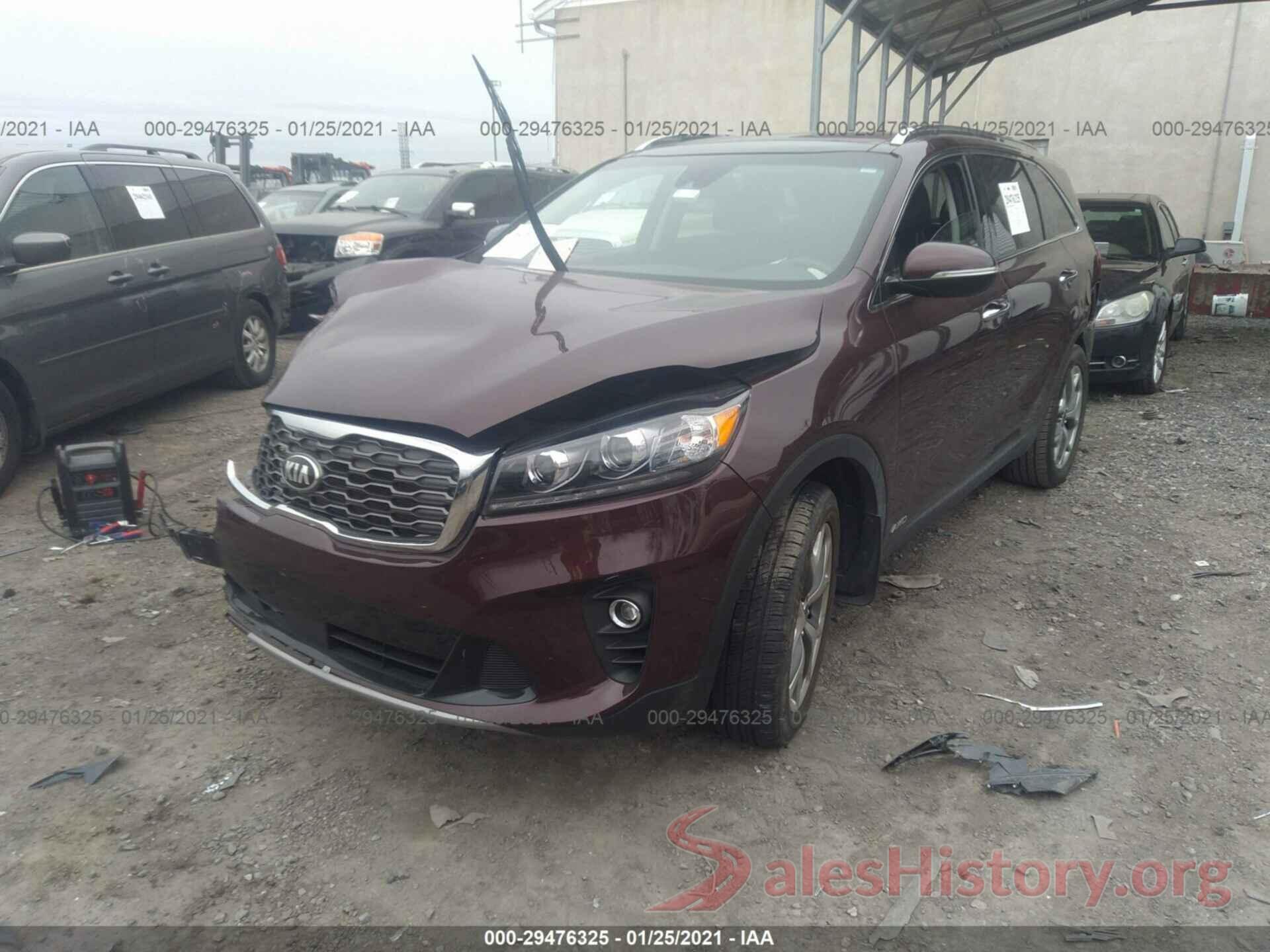 5XYPHDA50KG606758 2019 KIA SORENTO