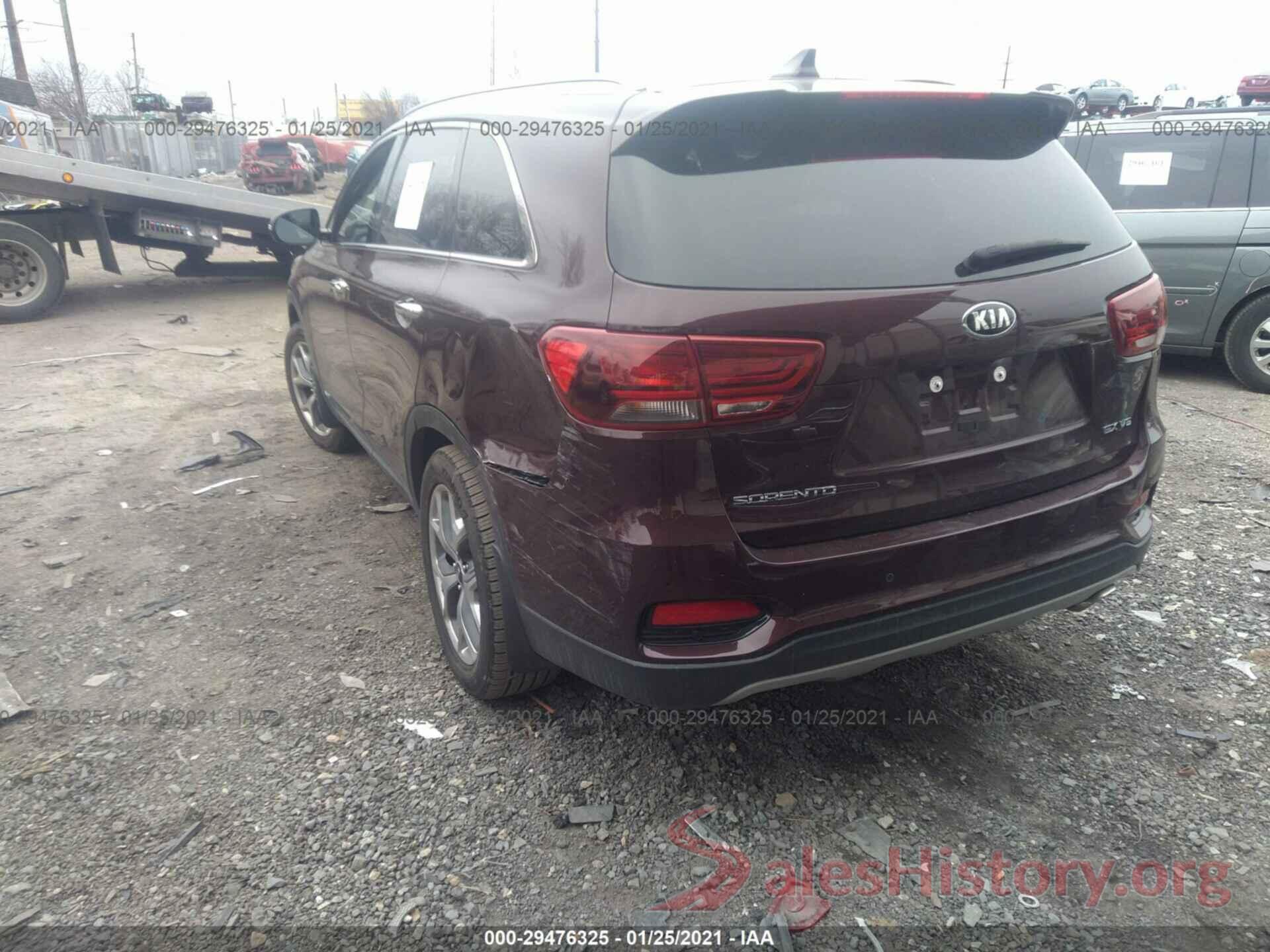 5XYPHDA50KG606758 2019 KIA SORENTO