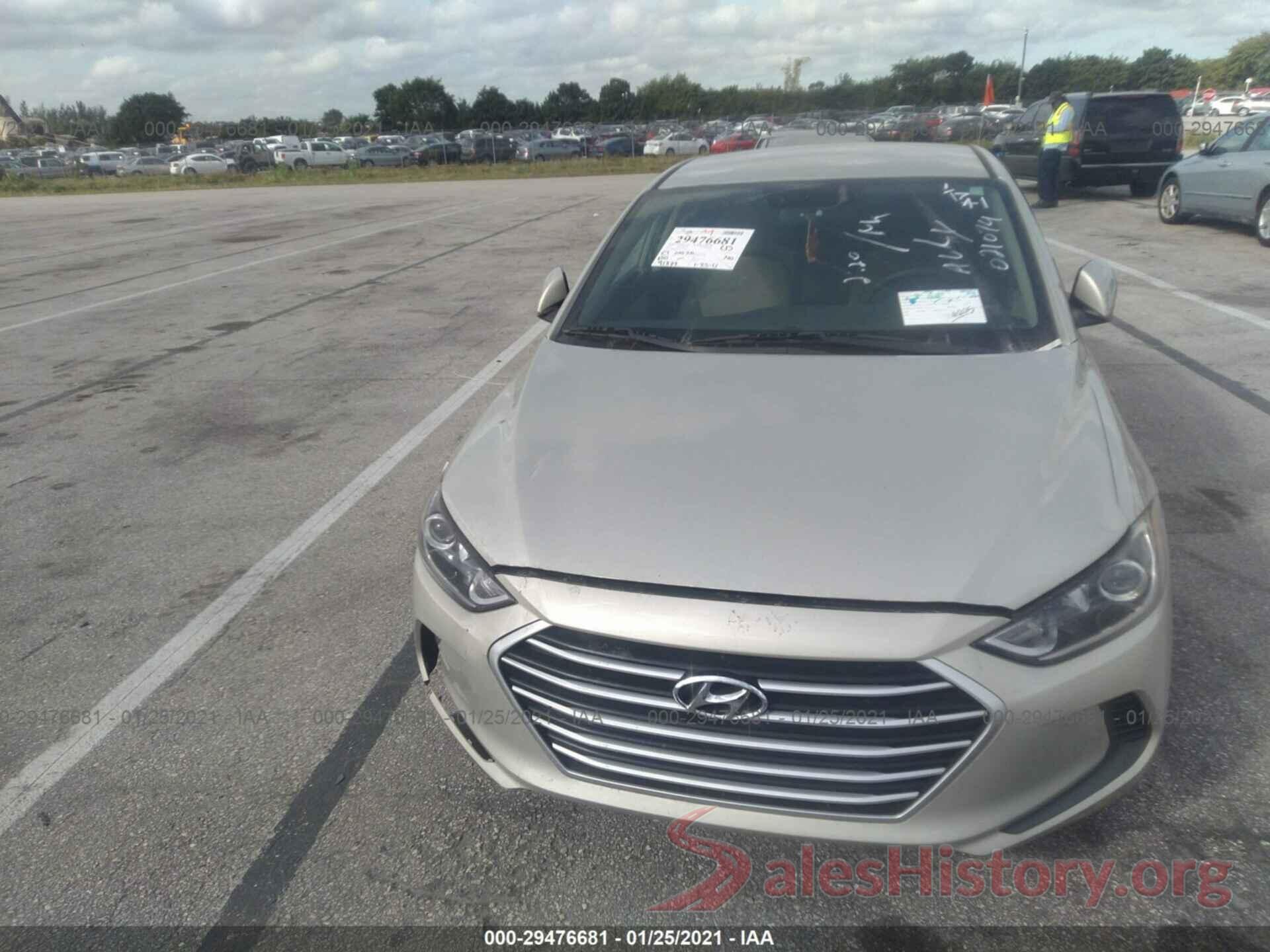 5NPD84LF0HH021074 2017 HYUNDAI ELANTRA