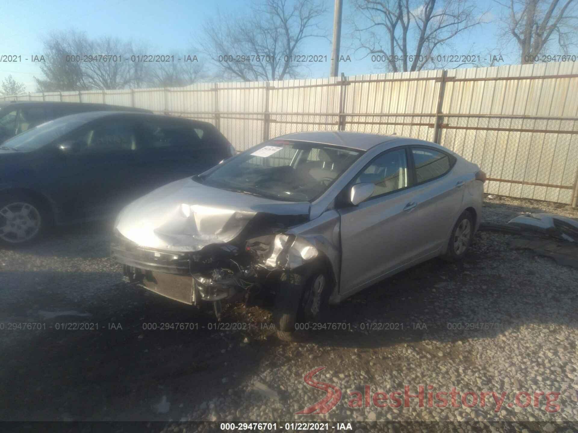 KMHDH4AE5GU588665 2016 HYUNDAI ELANTRA