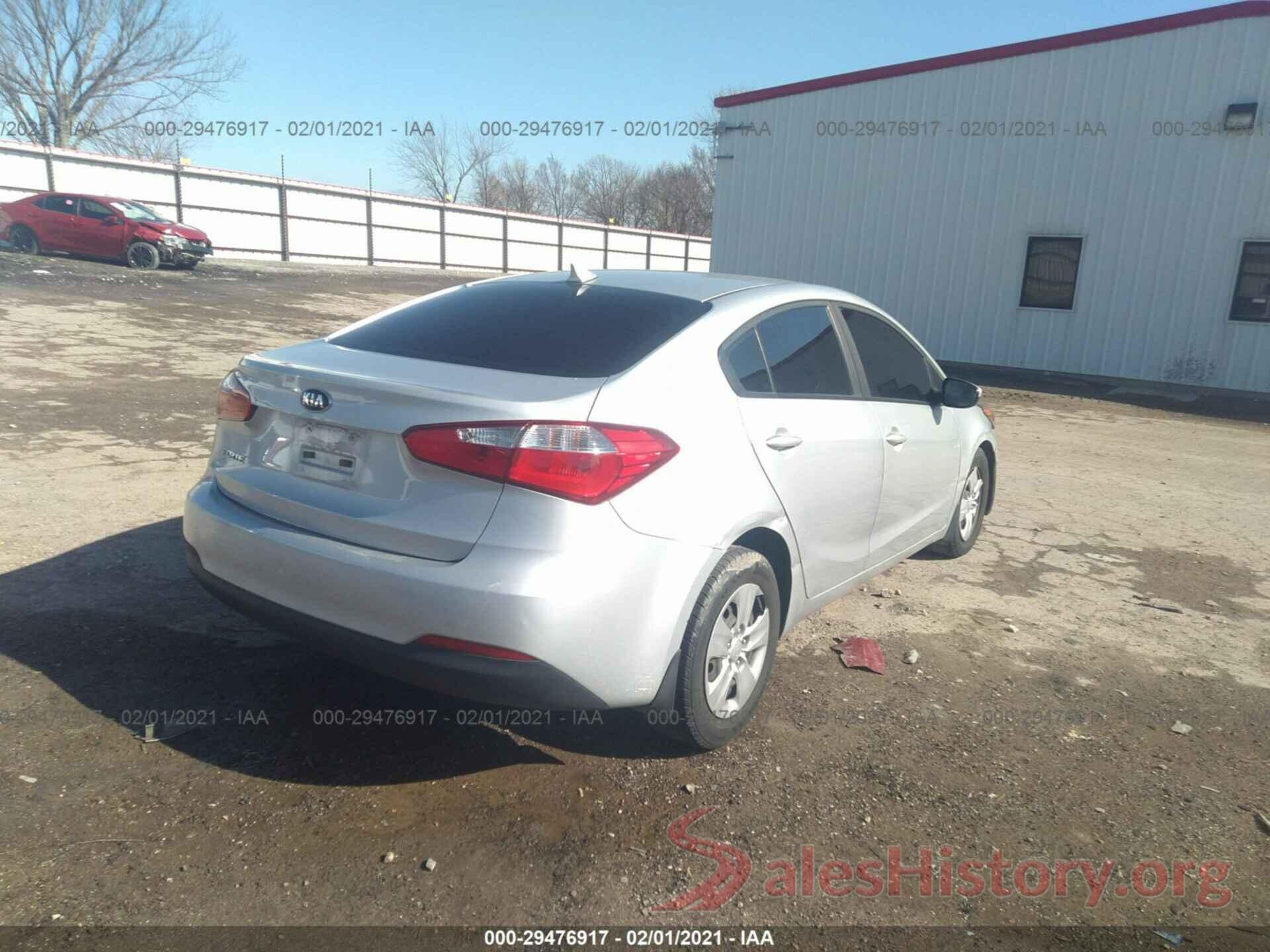 KNAFK4A66G5580623 2016 KIA FORTE