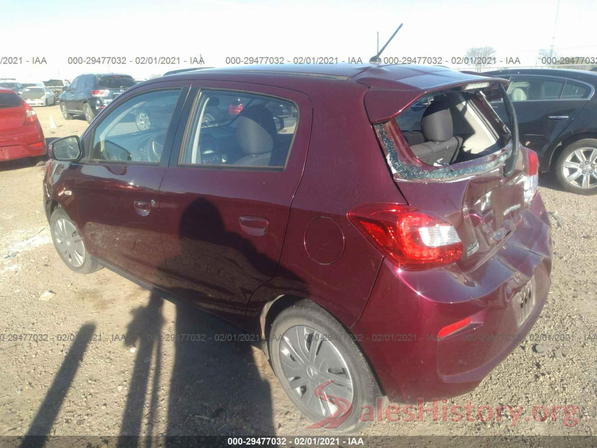 ML32A3HJ3JH009348 2018 MITSUBISHI MIRAGE