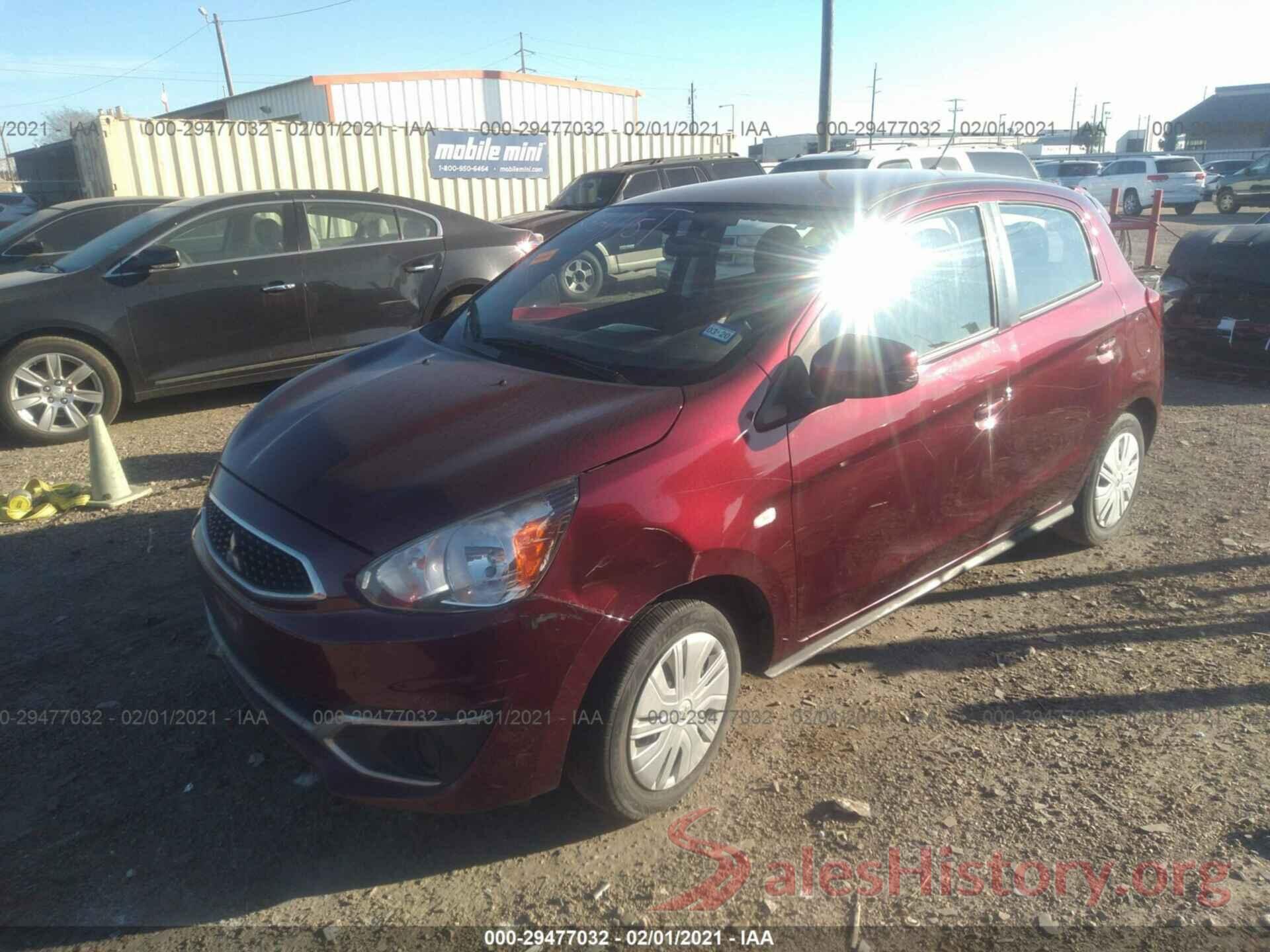 ML32A3HJ3JH009348 2018 MITSUBISHI MIRAGE