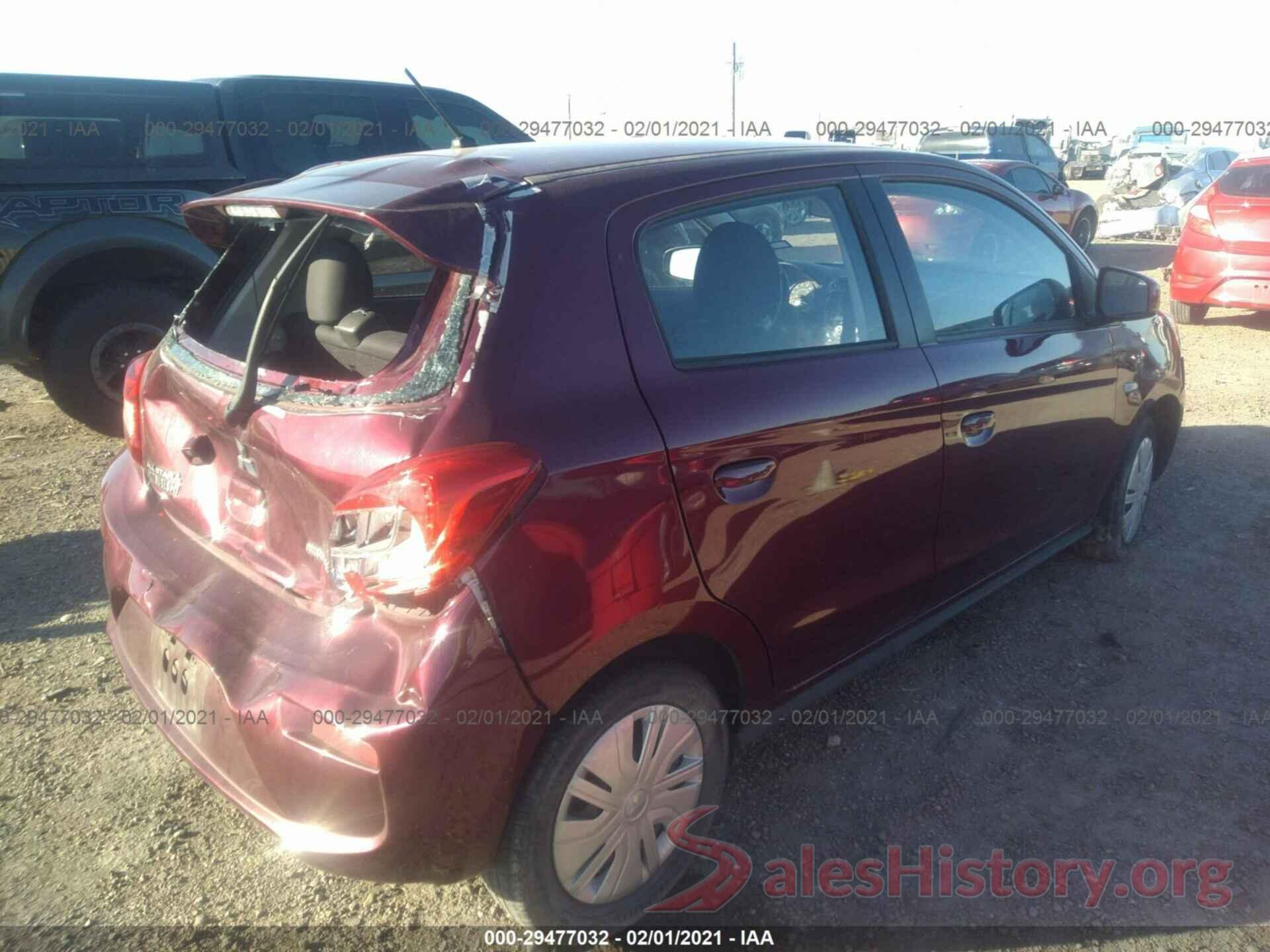 ML32A3HJ3JH009348 2018 MITSUBISHI MIRAGE