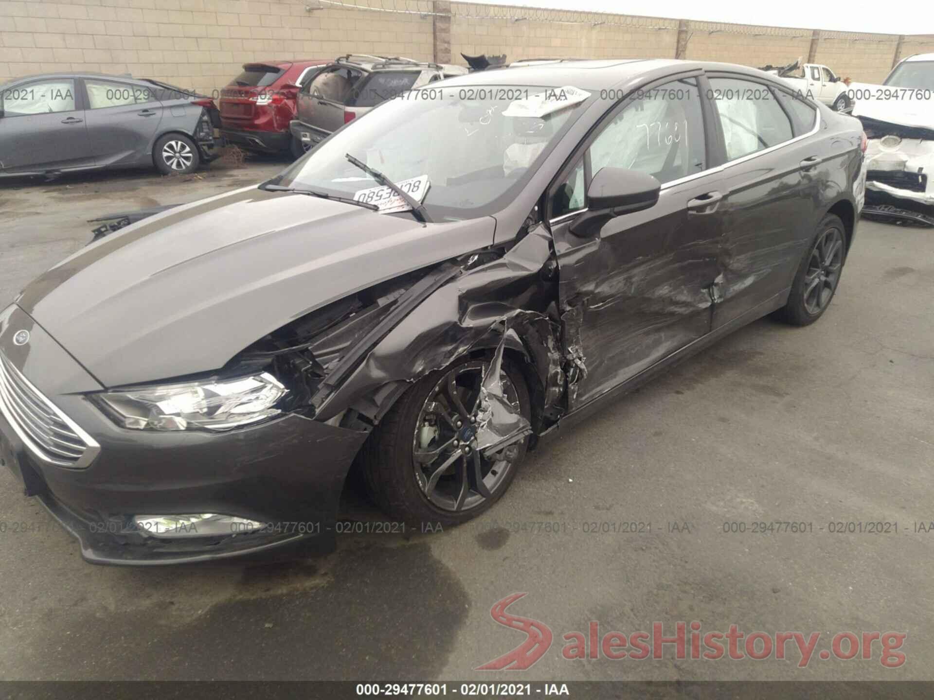 3FA6P0LUXJR206695 2018 FORD FUSION HYBRID