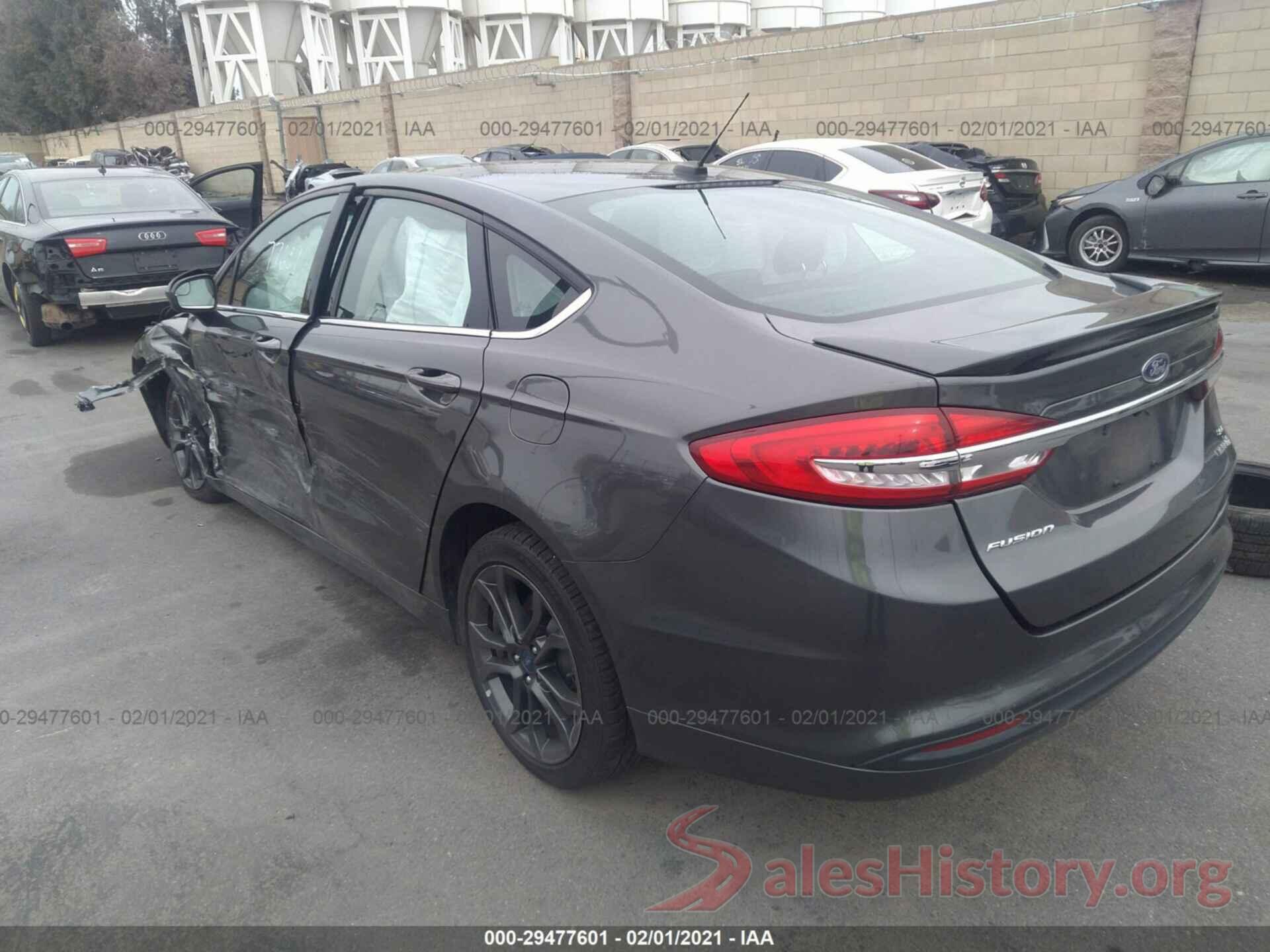 3FA6P0LUXJR206695 2018 FORD FUSION HYBRID