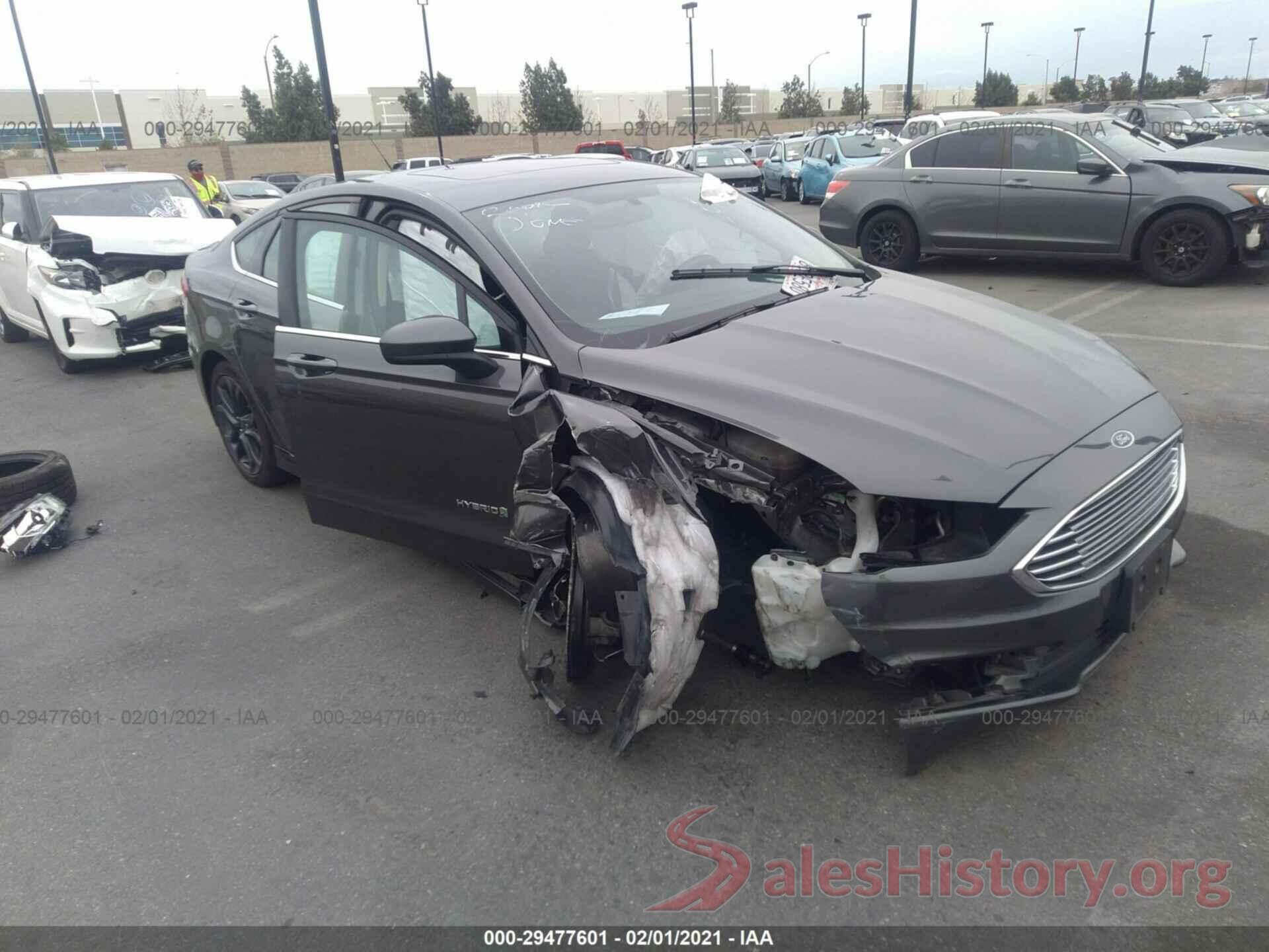 3FA6P0LUXJR206695 2018 FORD FUSION HYBRID