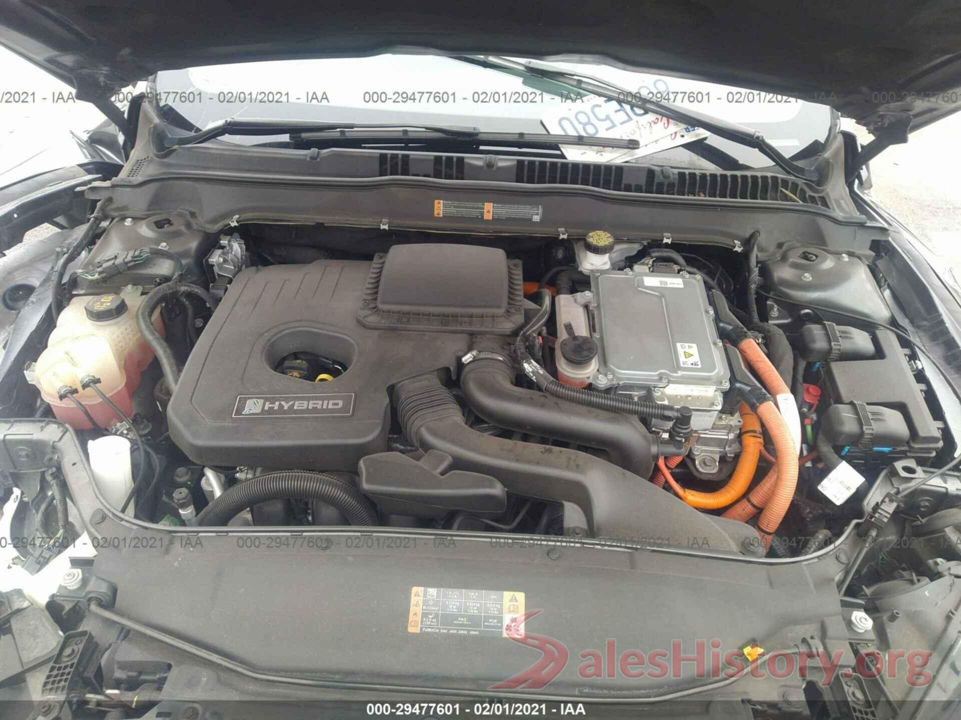 3FA6P0LUXJR206695 2018 FORD FUSION HYBRID