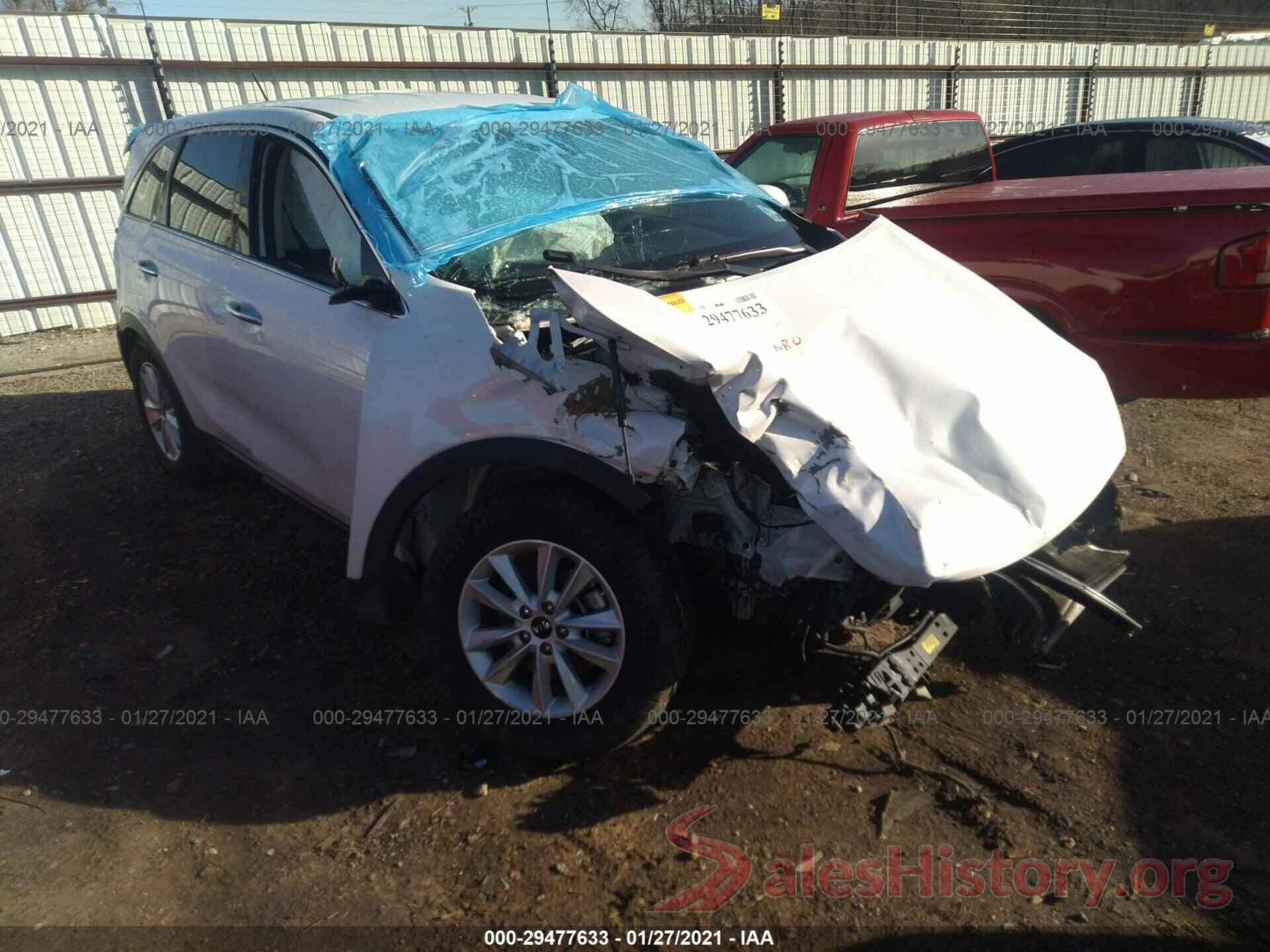 5XYPG4A36KG599283 2019 KIA SORENTO