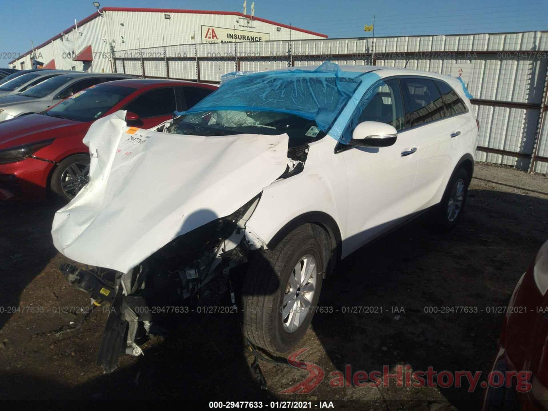 5XYPG4A36KG599283 2019 KIA SORENTO