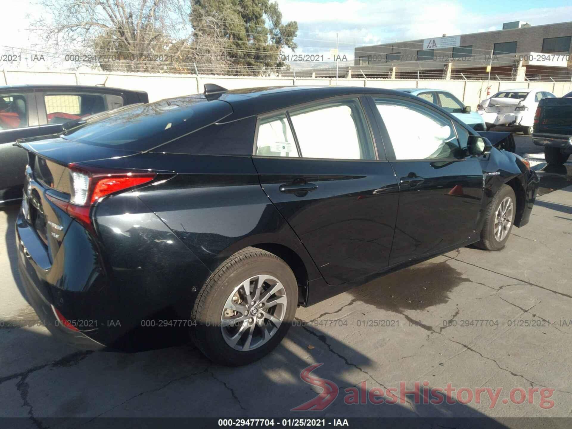 JTDKARFUXK3102265 2019 TOYOTA PRIUS