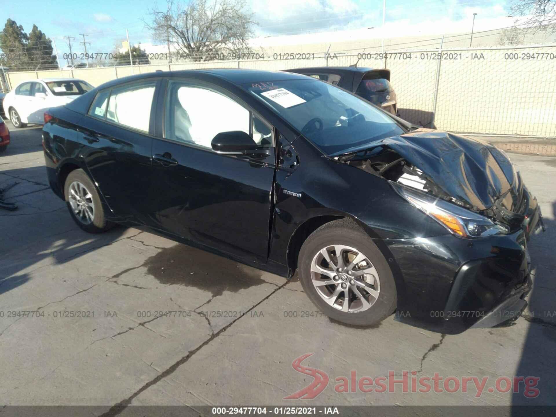 JTDKARFUXK3102265 2019 TOYOTA PRIUS