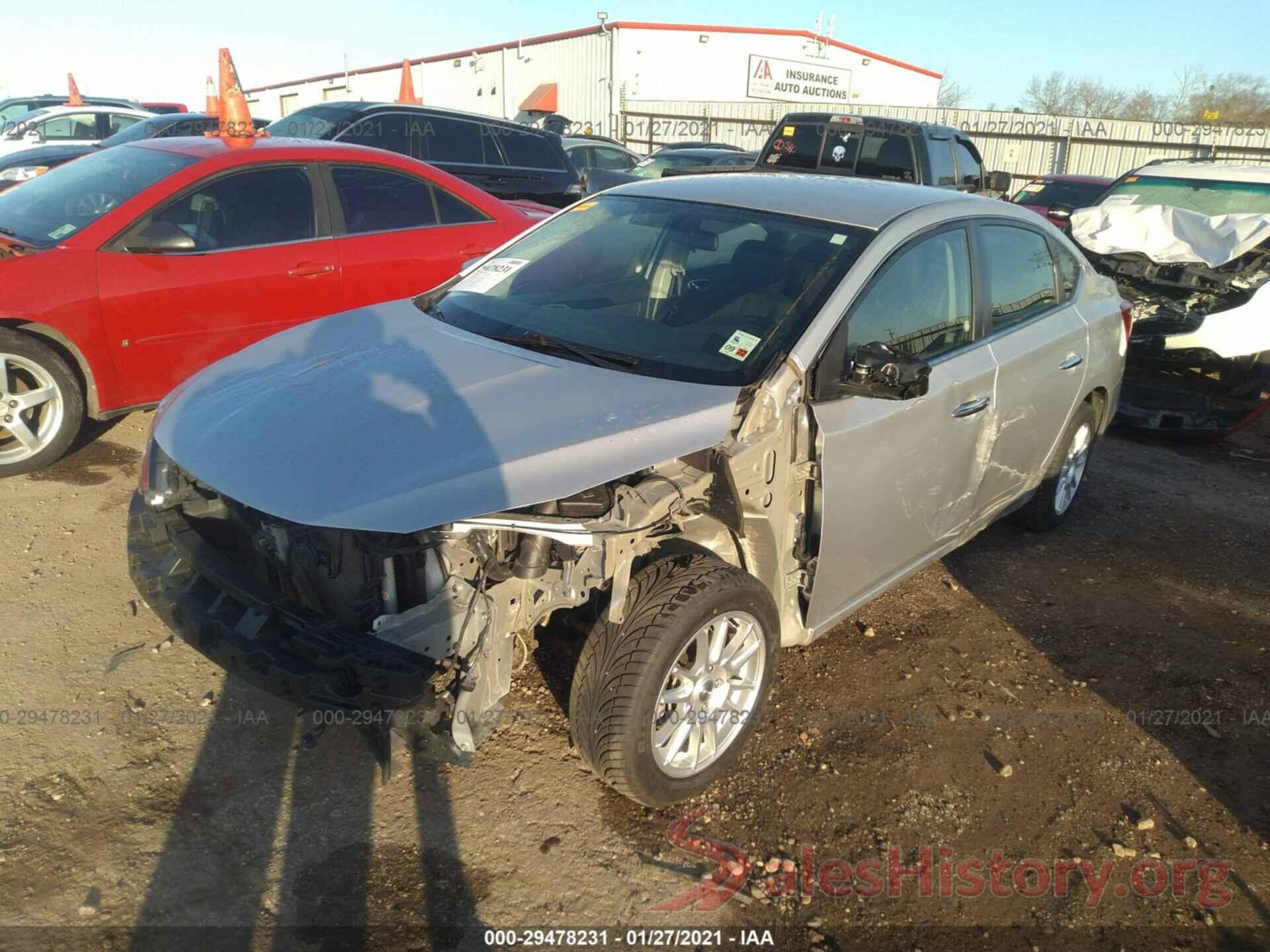 3N1AB7AP0KY319574 2019 NISSAN SENTRA