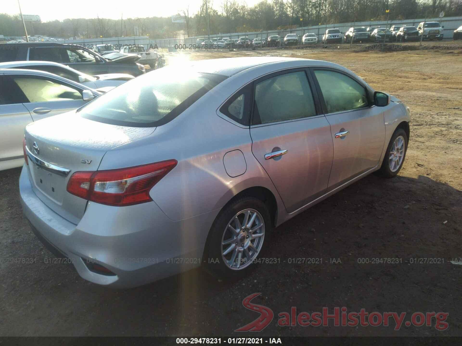 3N1AB7AP0KY319574 2019 NISSAN SENTRA