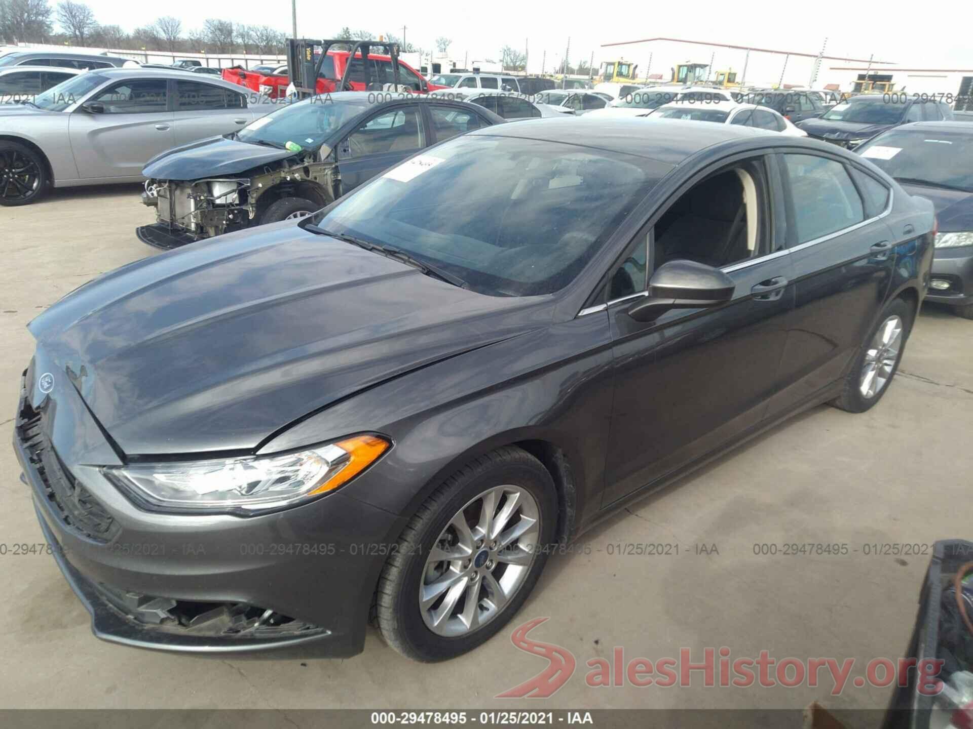 3FA6P0H76HR345025 2017 FORD FUSION