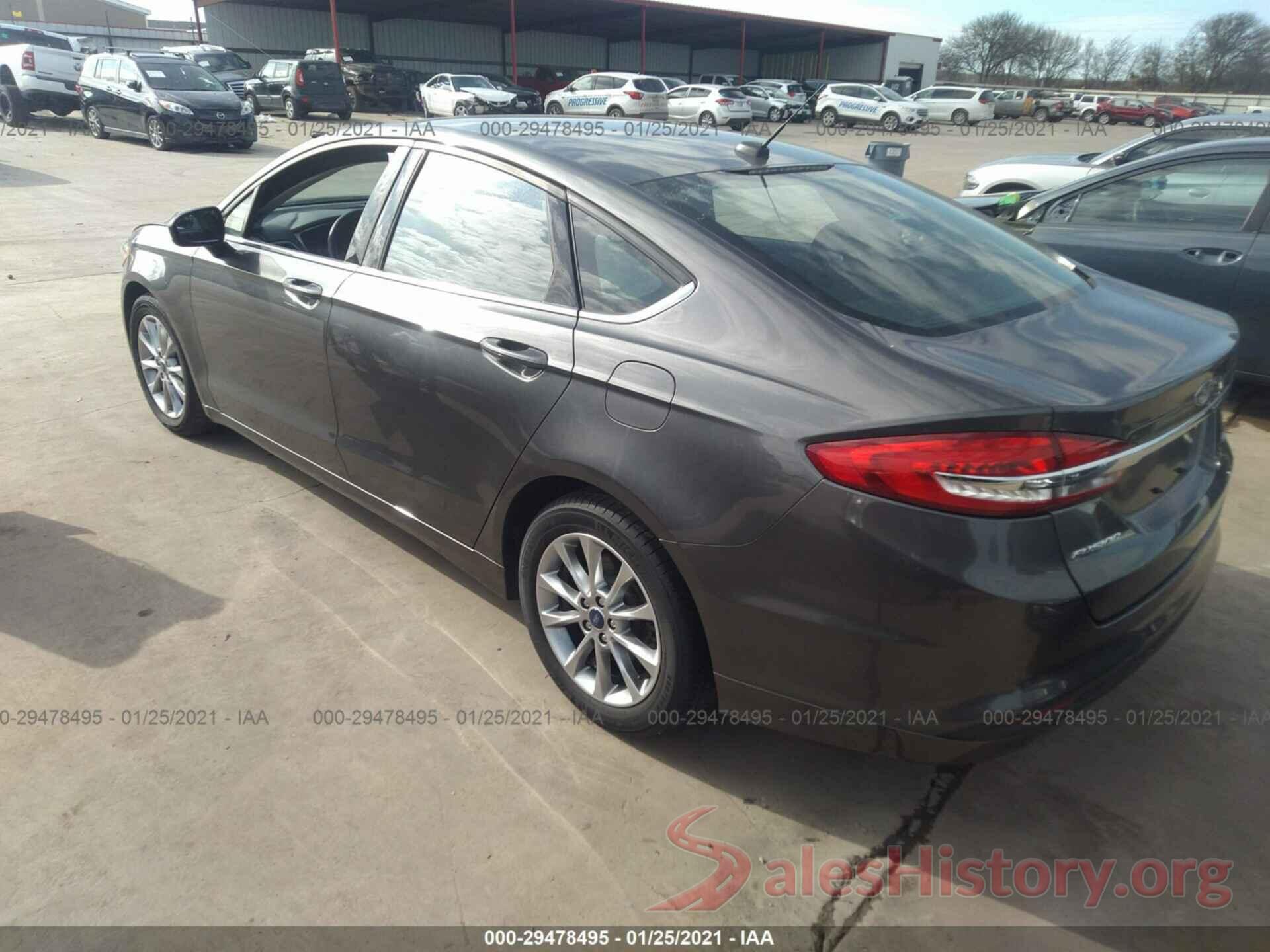 3FA6P0H76HR345025 2017 FORD FUSION