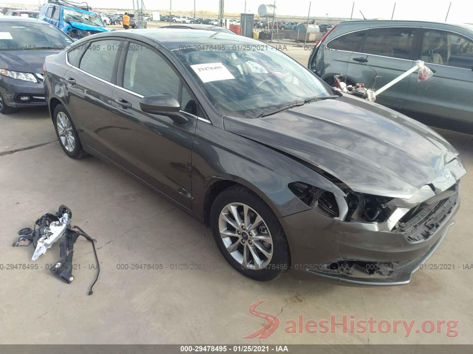 3FA6P0H76HR345025 2017 FORD FUSION