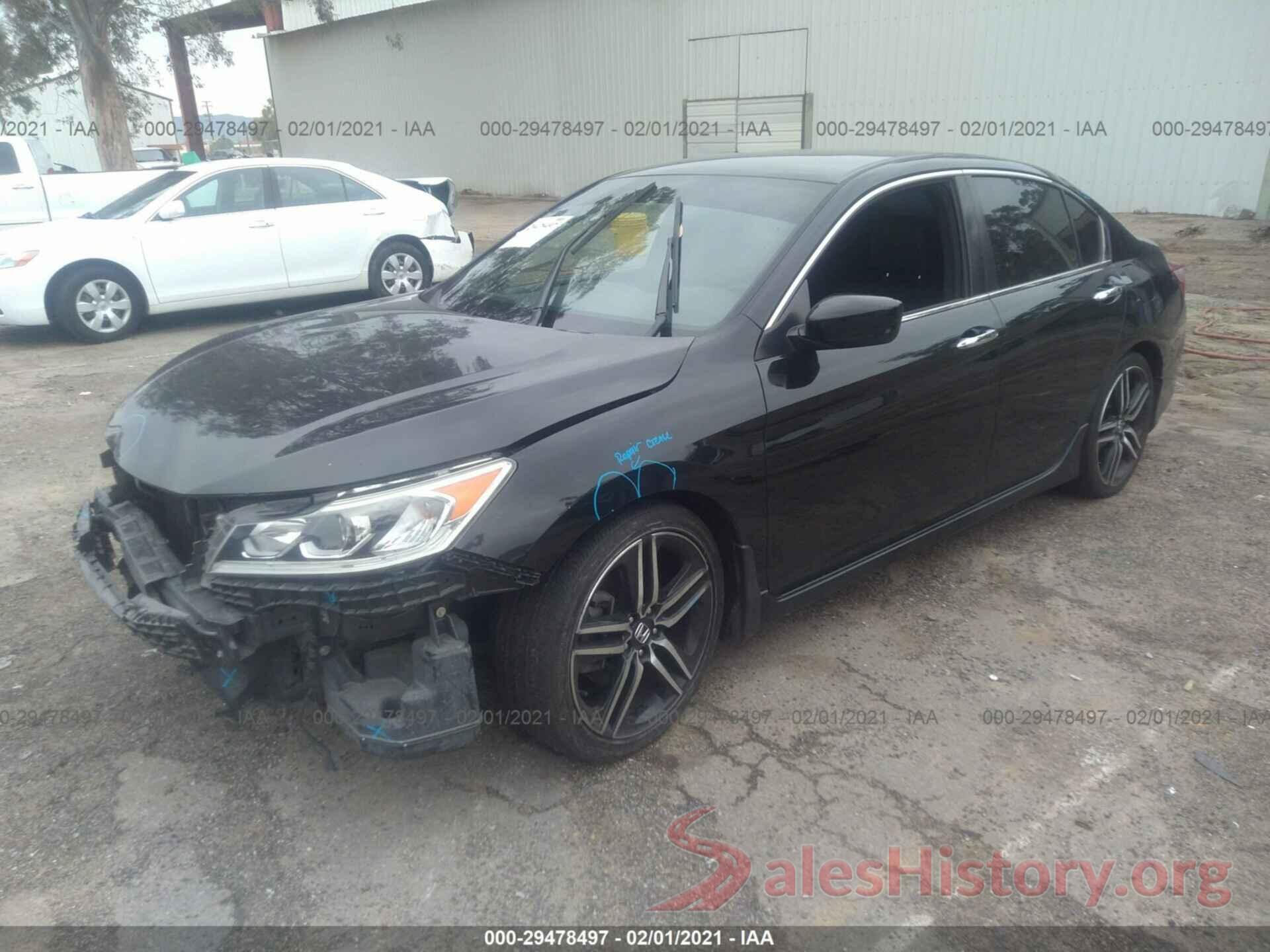 1HGCR2F54HA003301 2017 HONDA ACCORD SEDAN